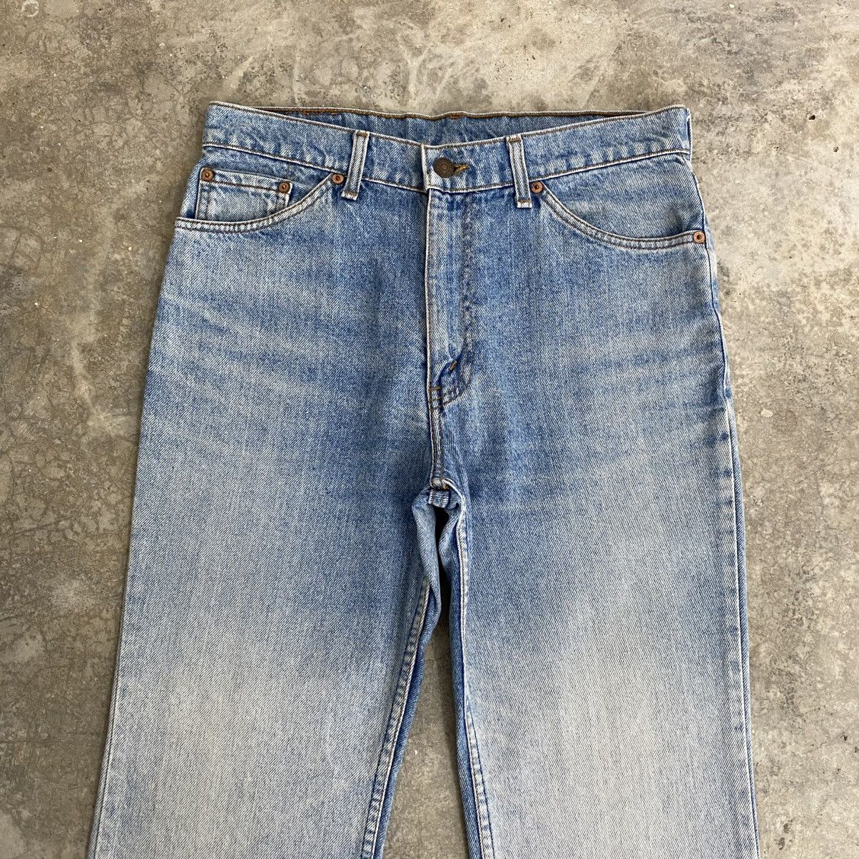 Levi's Vintage 90’s Levis 505 Faded Blue Straight Leg Jeans Size US 32 / EU 48 - 3 Thumbnail
