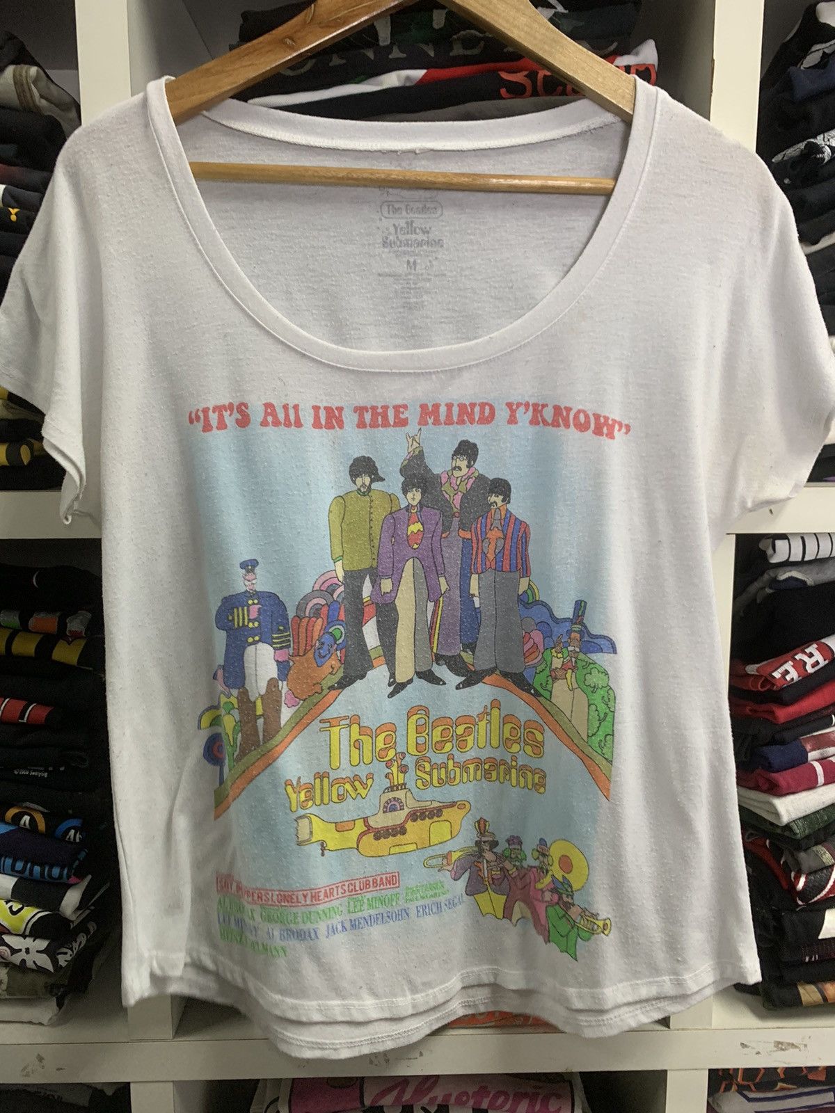 Band Tees × Vintage The Beatles & Submarines womens tee Size US M / EU 48-50 / 2 - 2 Thumbnail