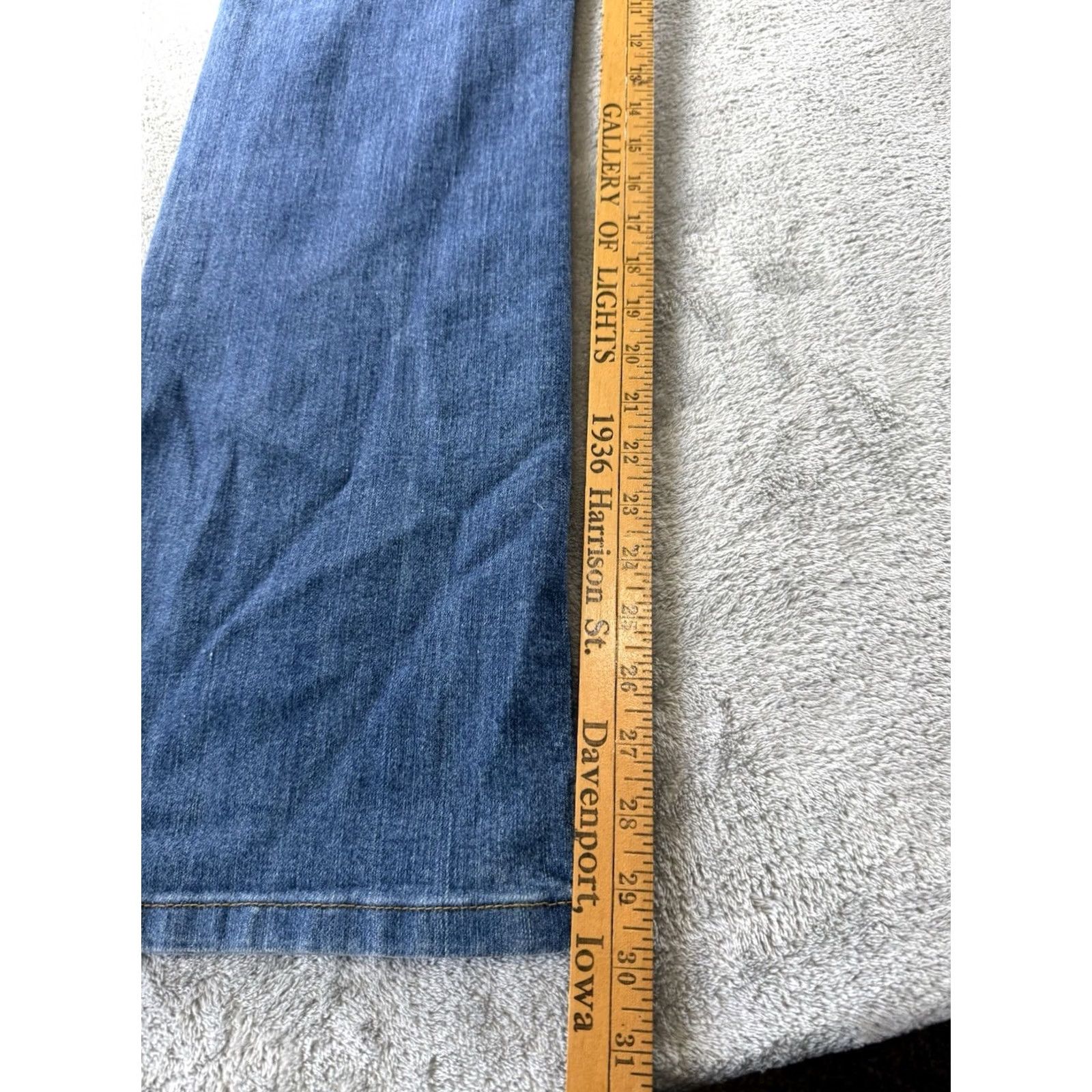 Bill Blass VINTAGE Bill Blass Jeans Mom Jean Bootcut Stretch Size 10 90s Hippie Concert Medium wash Blue Womens Size 32" / US 10 / IT 46 - 5 Thumbnail
