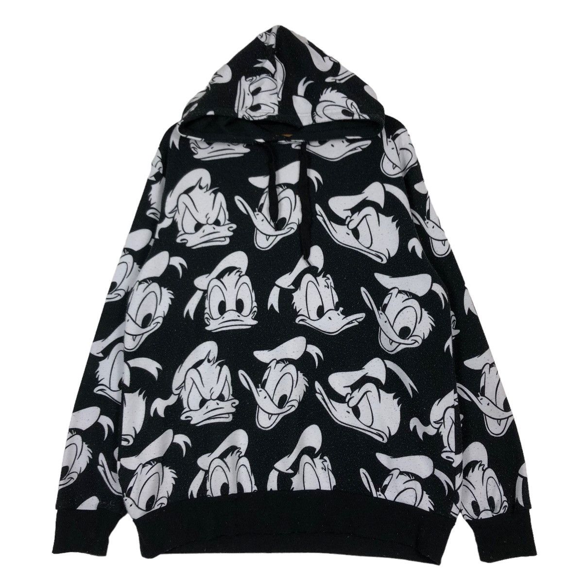 Cartoon Network 🔥Vintage Donald Duck Disney Over Print Hoodie Jacket Size US L / EU 52-54 / 3 - 1 Thumbnail