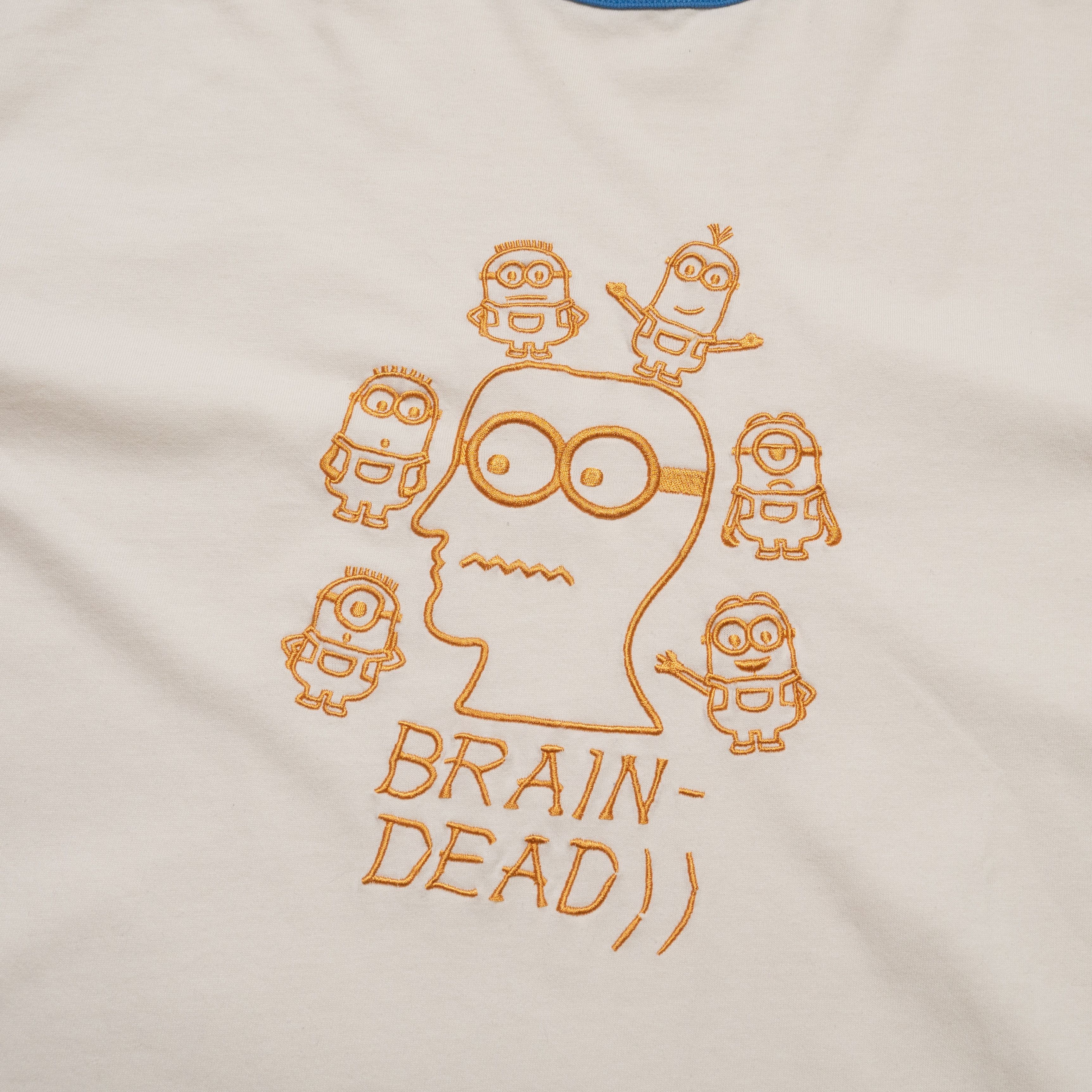 Brain Dead Brain Dead x Minions Ringer T-shirt Natural L New Size US L / EU 52-54 / 3 - 3 Thumbnail