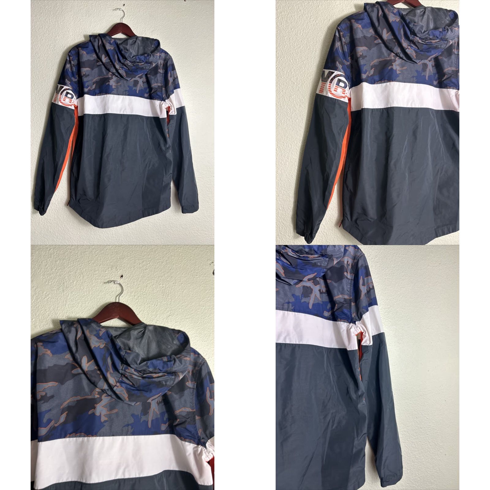 Superdry Superdry Ryley Overhead Jacket 1/4 Zip Lightweight Blue Camo Medium Smart Casual Size US M / EU 48-50 / 2 - 9 Thumbnail