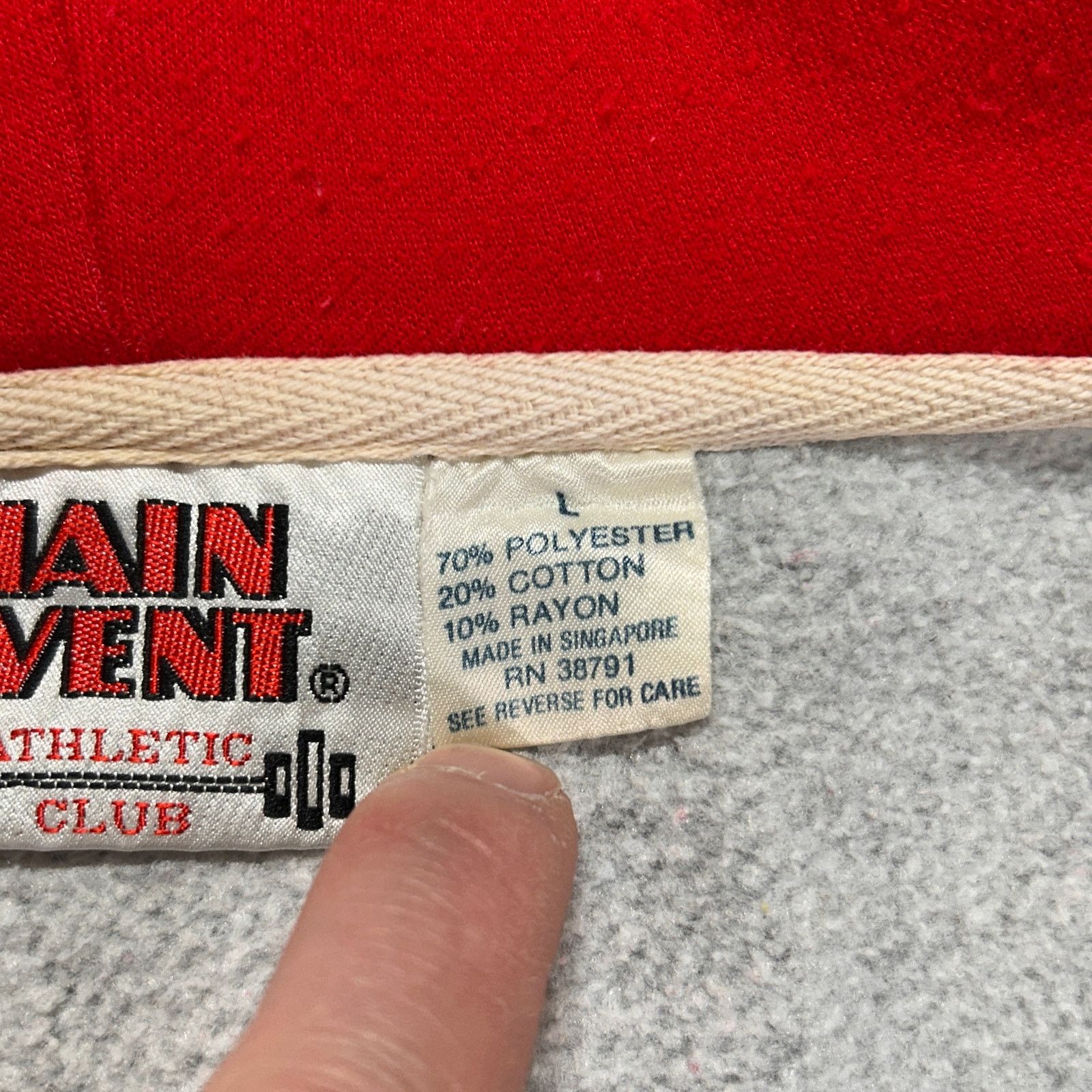Vintage VTG 90s Main Event Athletic Club sportswear gym jacket mns L Size US L / EU 52-54 / 3 - 5 Thumbnail
