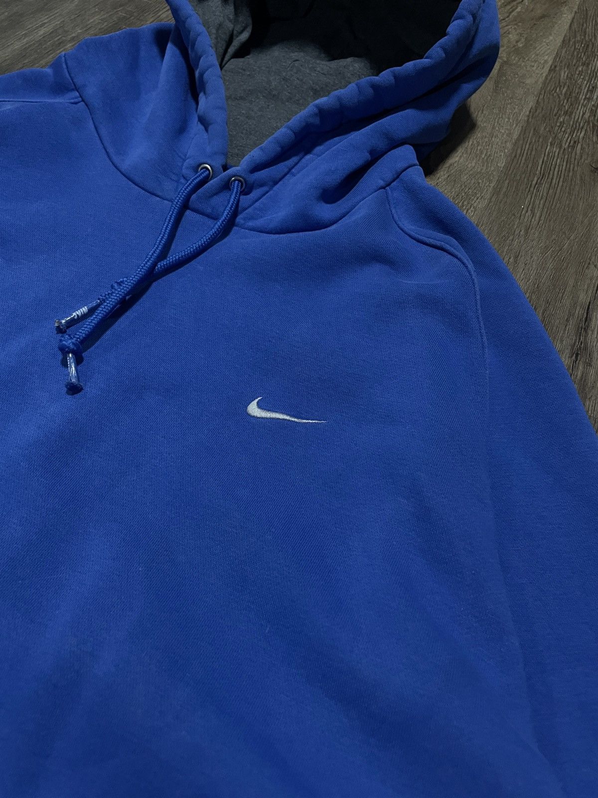 Nike × Vintage Vintage Simple Swoosh Nike Hoodie Size US XL / EU 56 / 4 - 2 Thumbnail