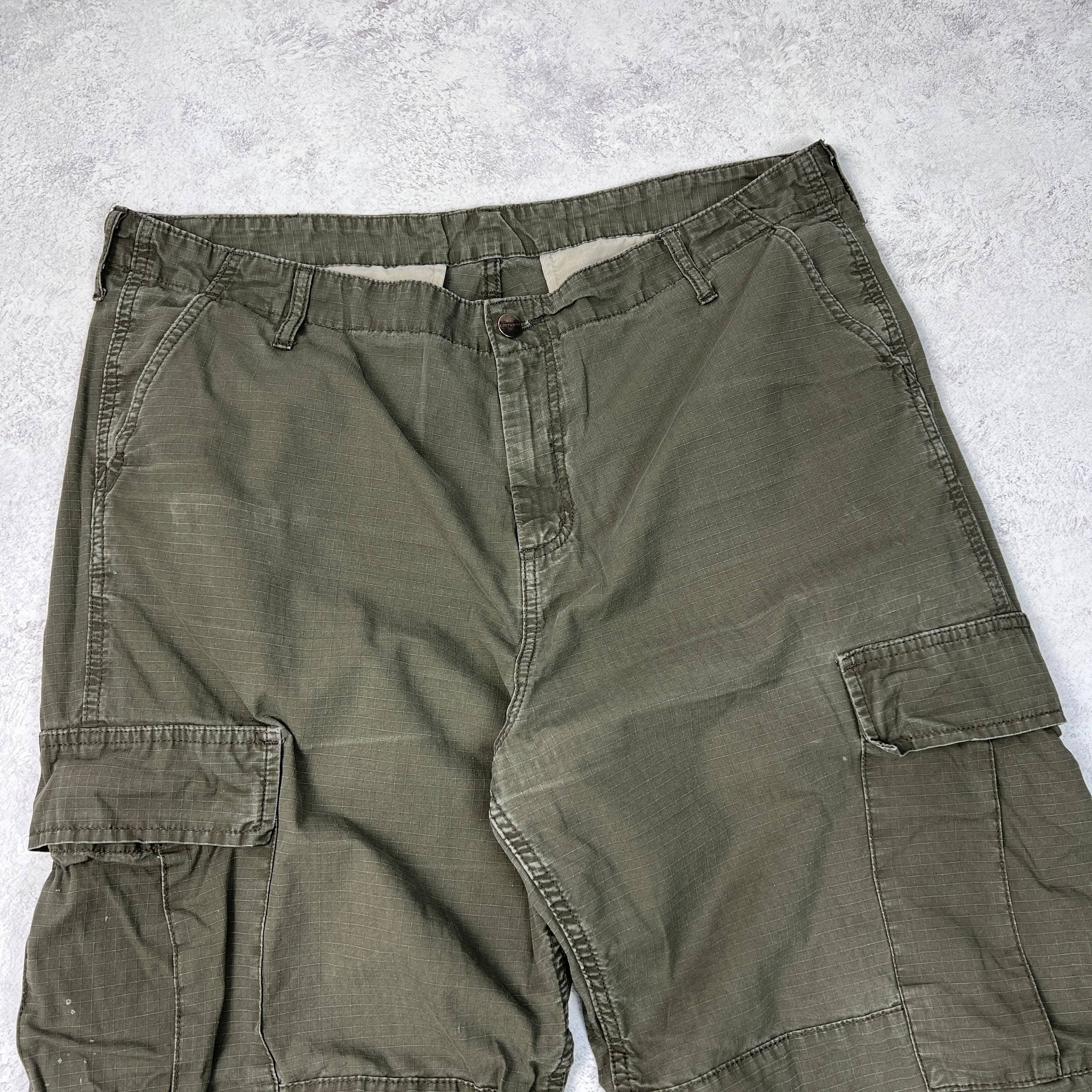 Carhartt Wip Carhartt WIP Regular Cargo Pants Ripstop Olive Green Men's Size US 40 / EU 56 - 2 Thumbnail