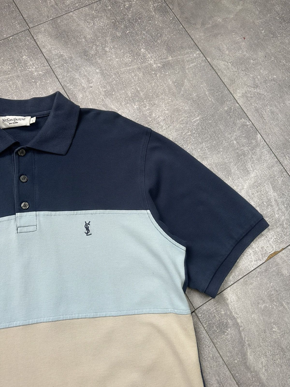 Other Vintage Yves Saint Lauren Small Logo Polo Size US L / EU 52-54 / 3 - 4 Thumbnail