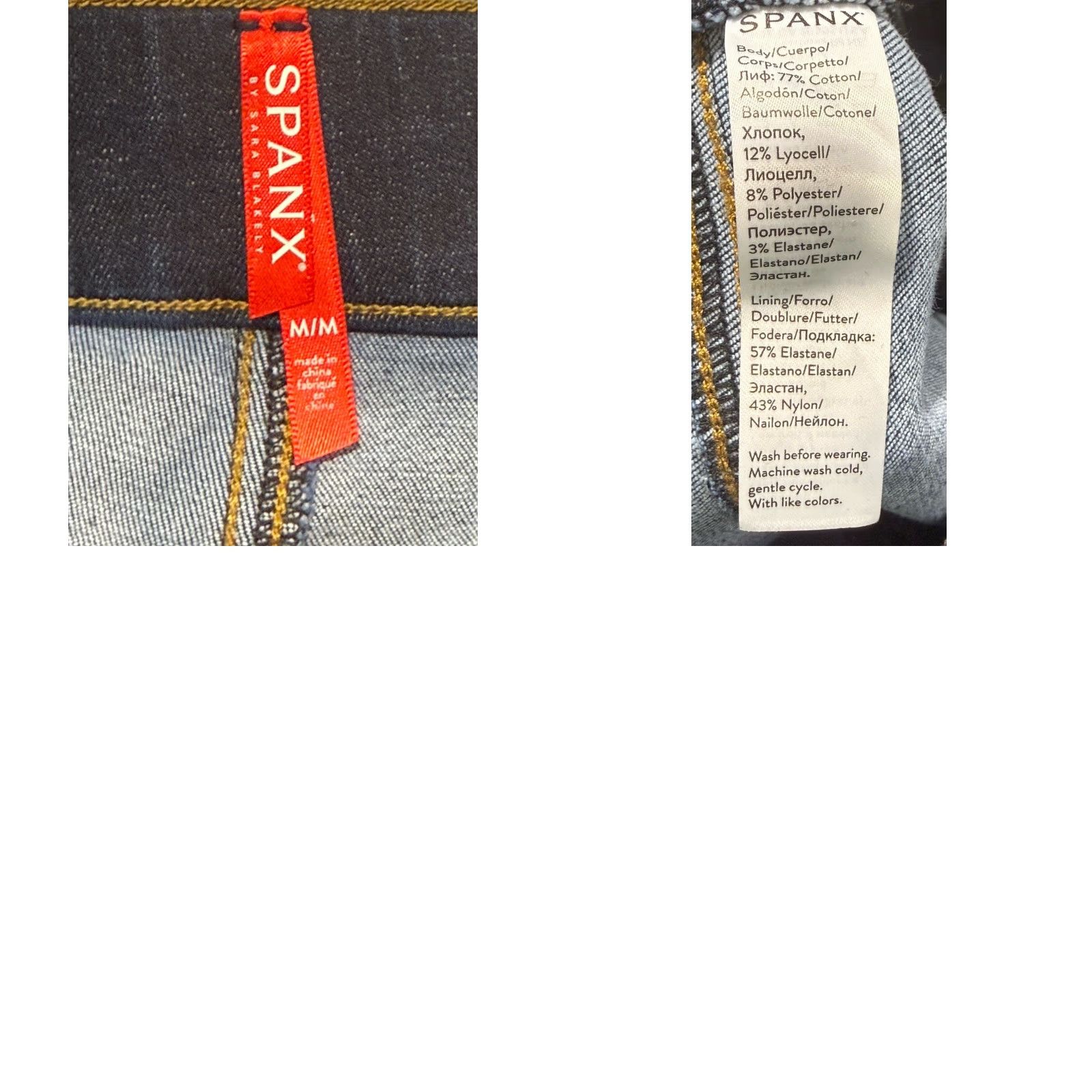 Spanx SPANX Cropped Flare Jeans Women Medium 28x23.5 Blue NWT Womens Size 32" / US 10 / IT 46 - 8 Thumbnail