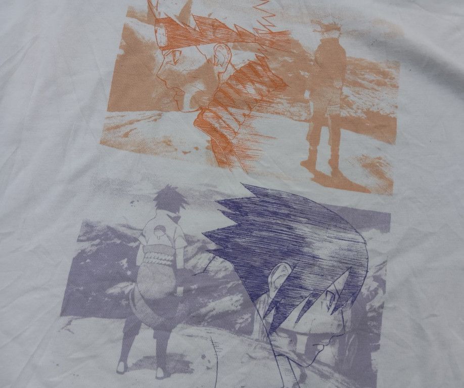 Japanese Brand Naruto & Sasuke 🥷🍃 Anime Comic Tshirt 🎌 Size US XL / EU 56 / 4 - 1 Thumbnail