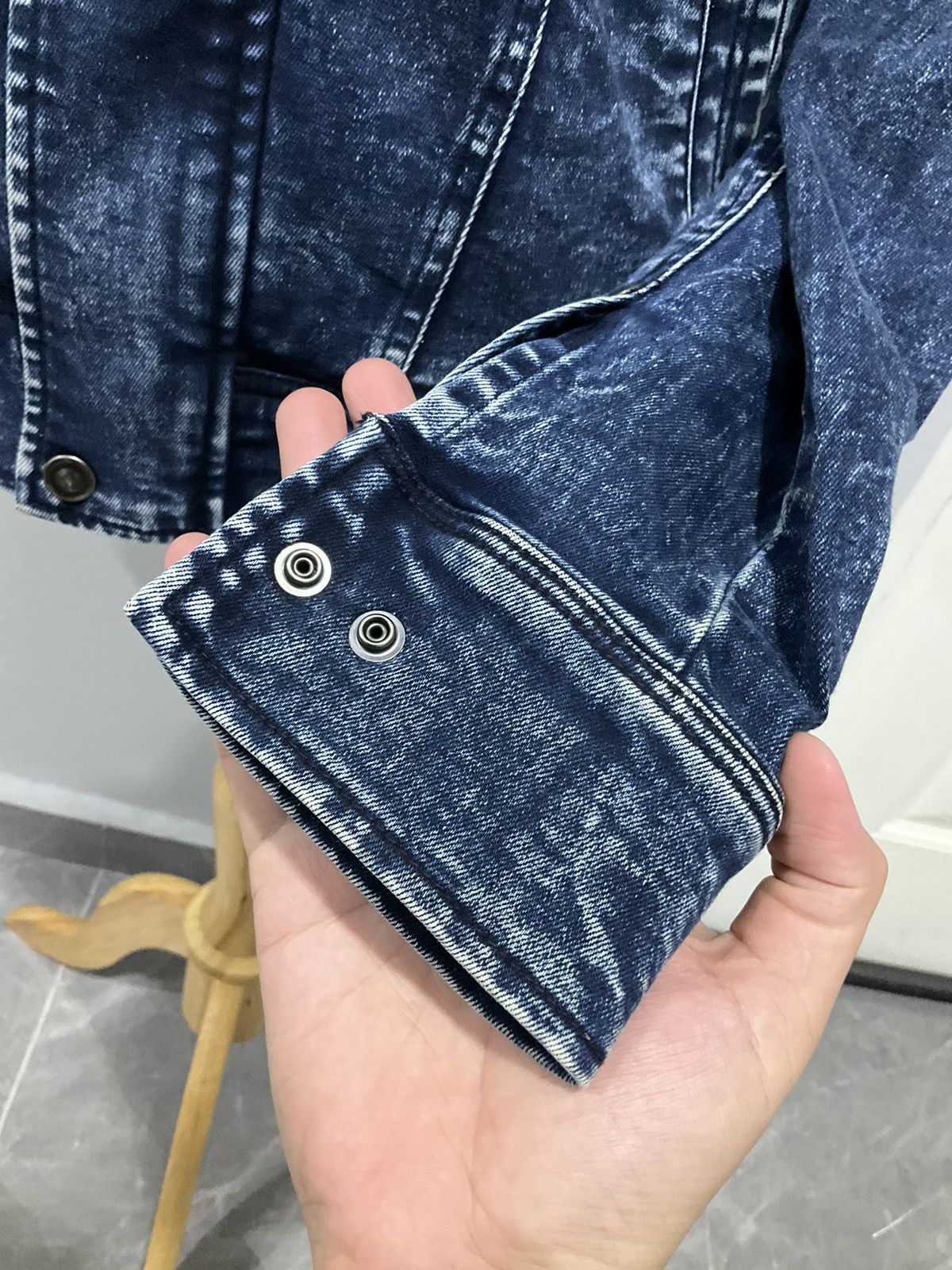 If Six Was Nine × Japanese Brand × Le Grande Bleu (L.G.B.) Rare Jacket Biker Denim Japan Brand Size S / US 4 / IT 40 - 12 Thumbnail
