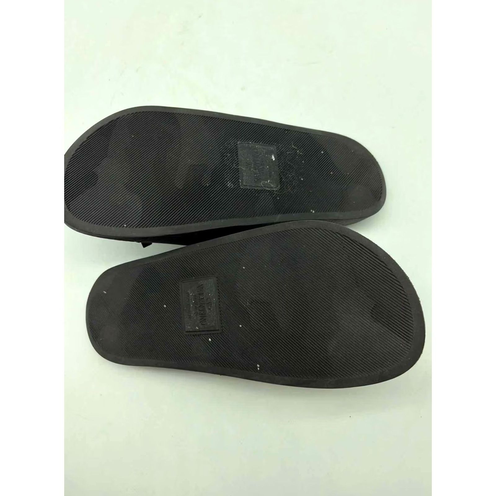Valentino Valentino Black Size 37 Rockstud Slide Flats Size US 7 / IT 37 - 6 Thumbnail