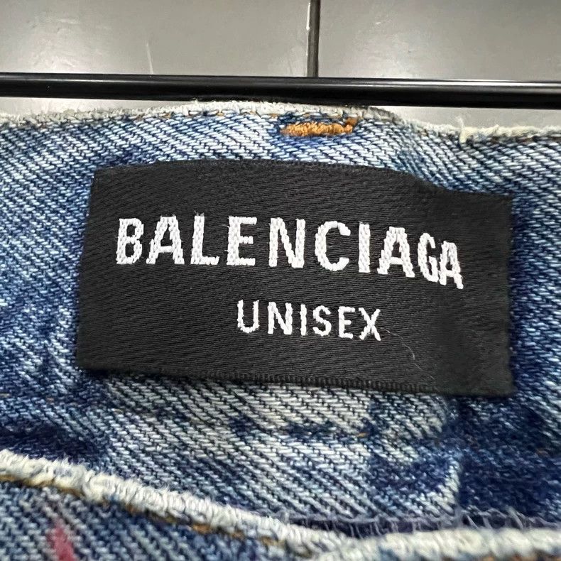Balenciaga Balenciaga Washing destroys denim trousers Size US 32 / EU 48 - 4 Thumbnail