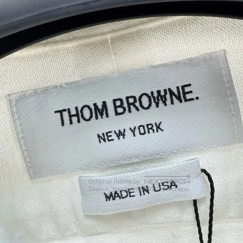 Thom Browne Thom Browne White Cotton Long Sleeve Shirt . Size M / US 6-8 / IT 42-44 - 7 Thumbnail