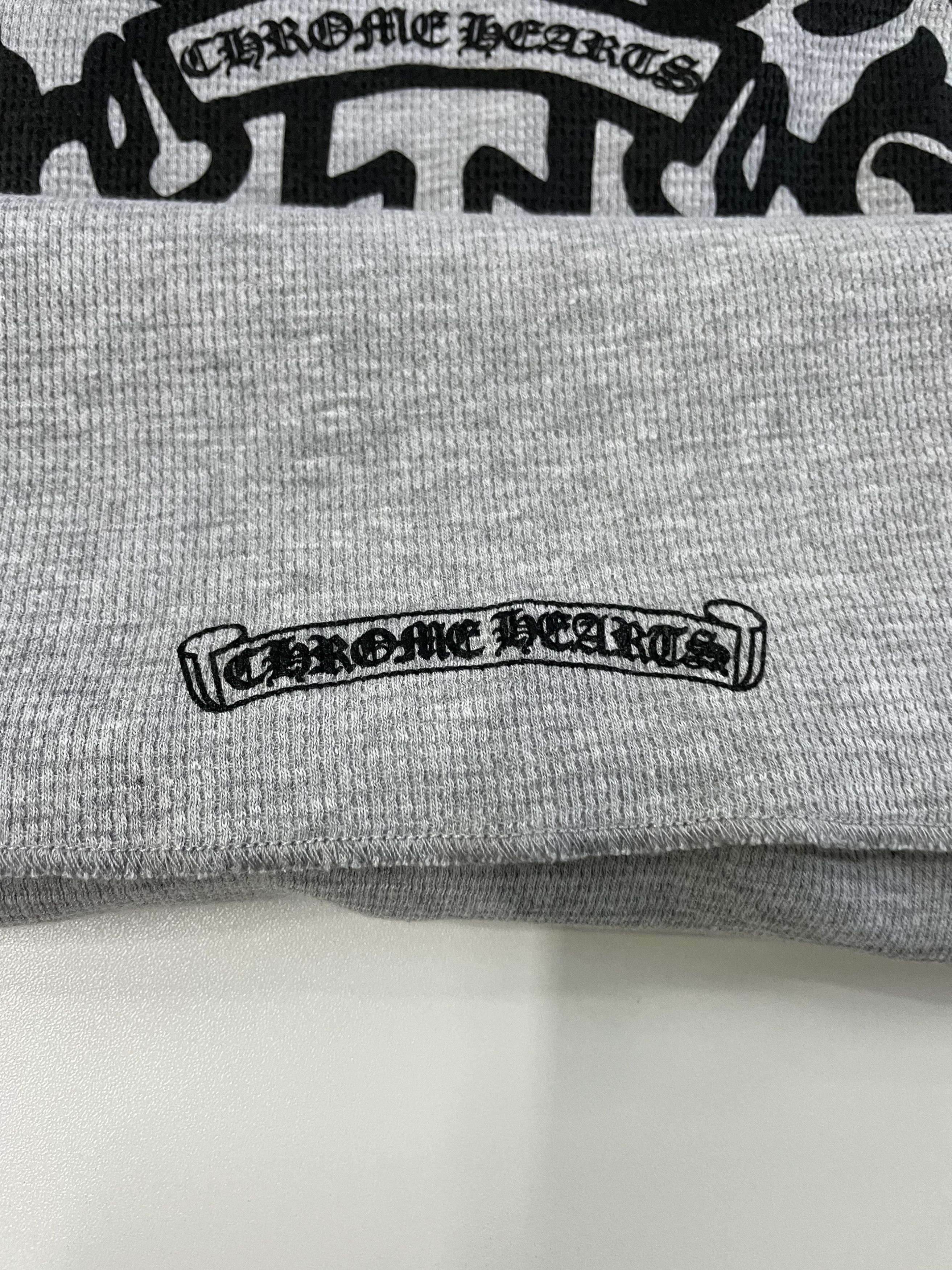 Chrome Hearts Chrome Hearts Dagger Grey Waffle Thermal Long Sleeve Shirt Size L / US 10 / IT 46 - 8 Thumbnail