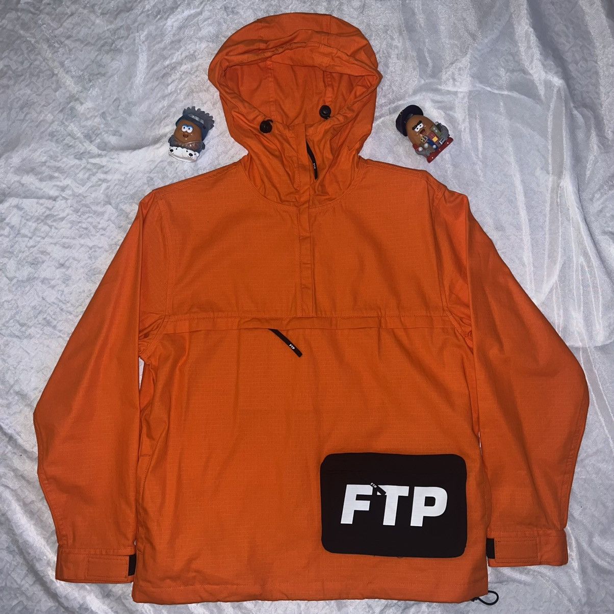 Fuck The Population FTP Orange Ripstop Anorak Size US M / EU 48-50 / 2 - 1 Thumbnail