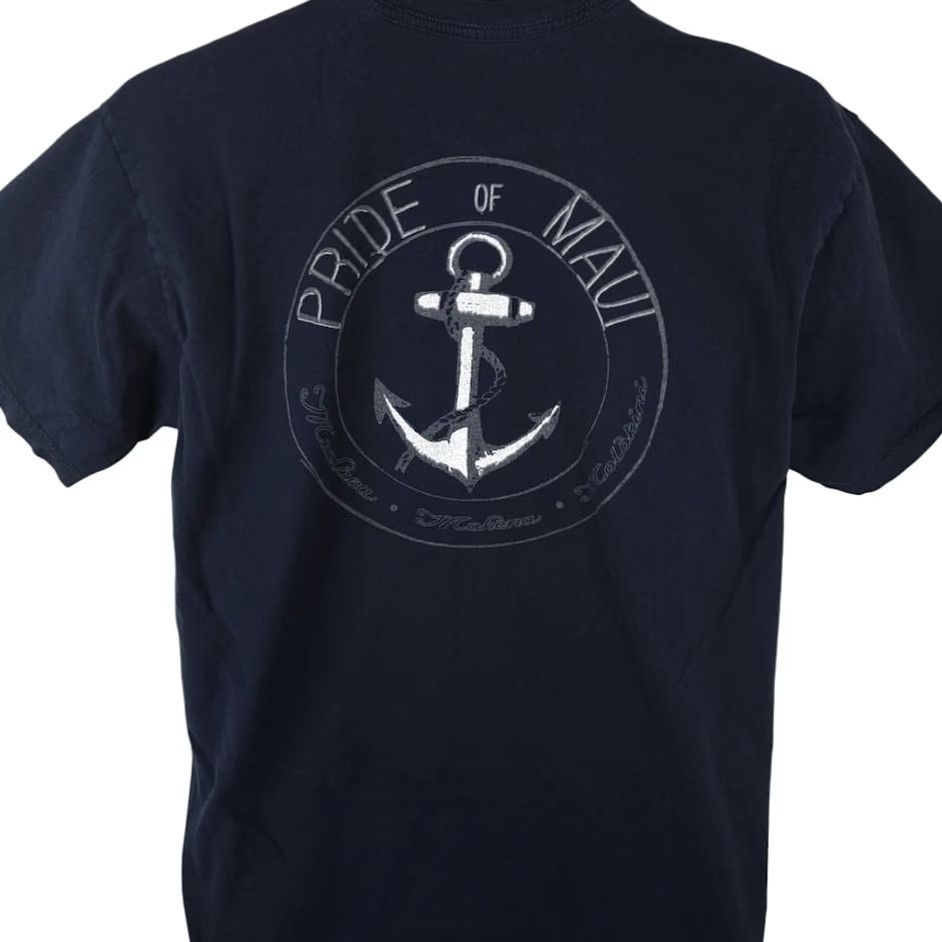 Vintage VINTAGE Maui Hawaii T Shirt Mens Large Dark Blue Hawaiian Travel Destination Tee Size US L / EU 52-54 / 3 - 4 Thumbnail