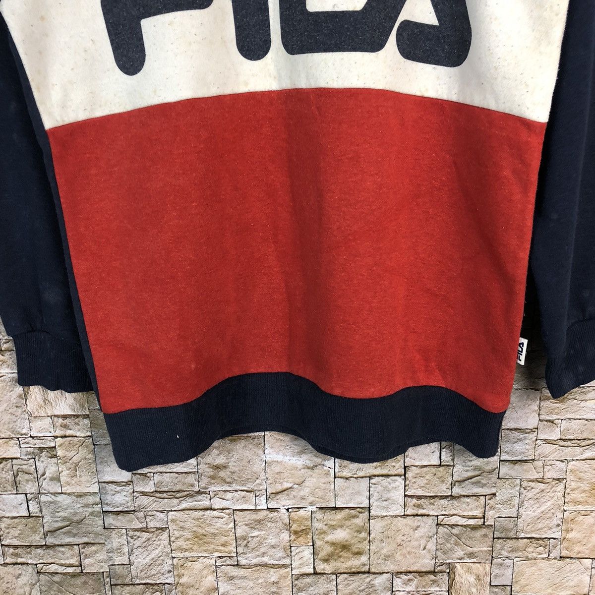 Fila Fila vintage Blue Sweatshirt #A569 Size US S / EU 44-46 / 1 - 6 Thumbnail