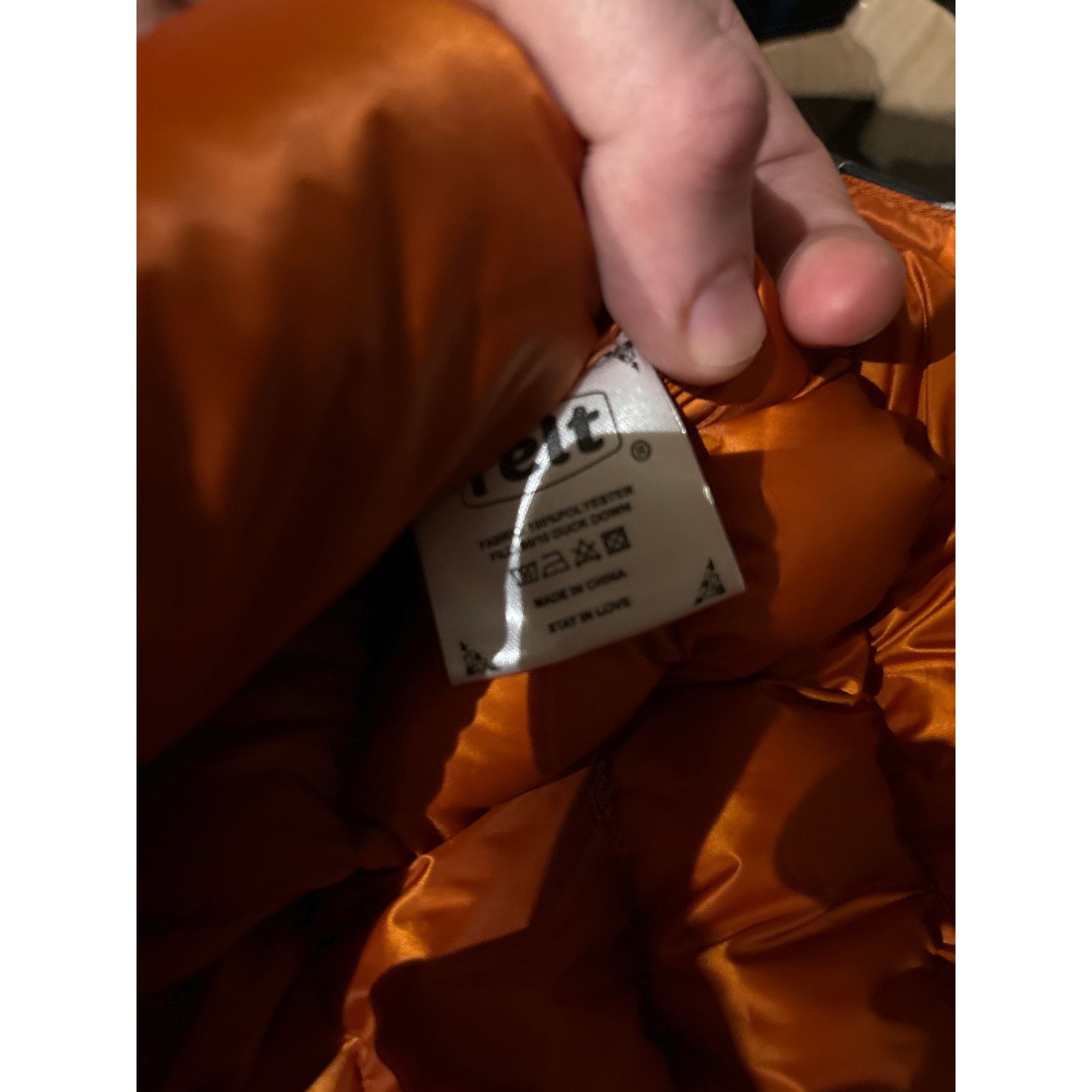 FELT Felt LT400 Packable Down Jacket Logo NWT Pull-Cord Camo $240 Size US XL / EU 56 / 4 - 9 Thumbnail