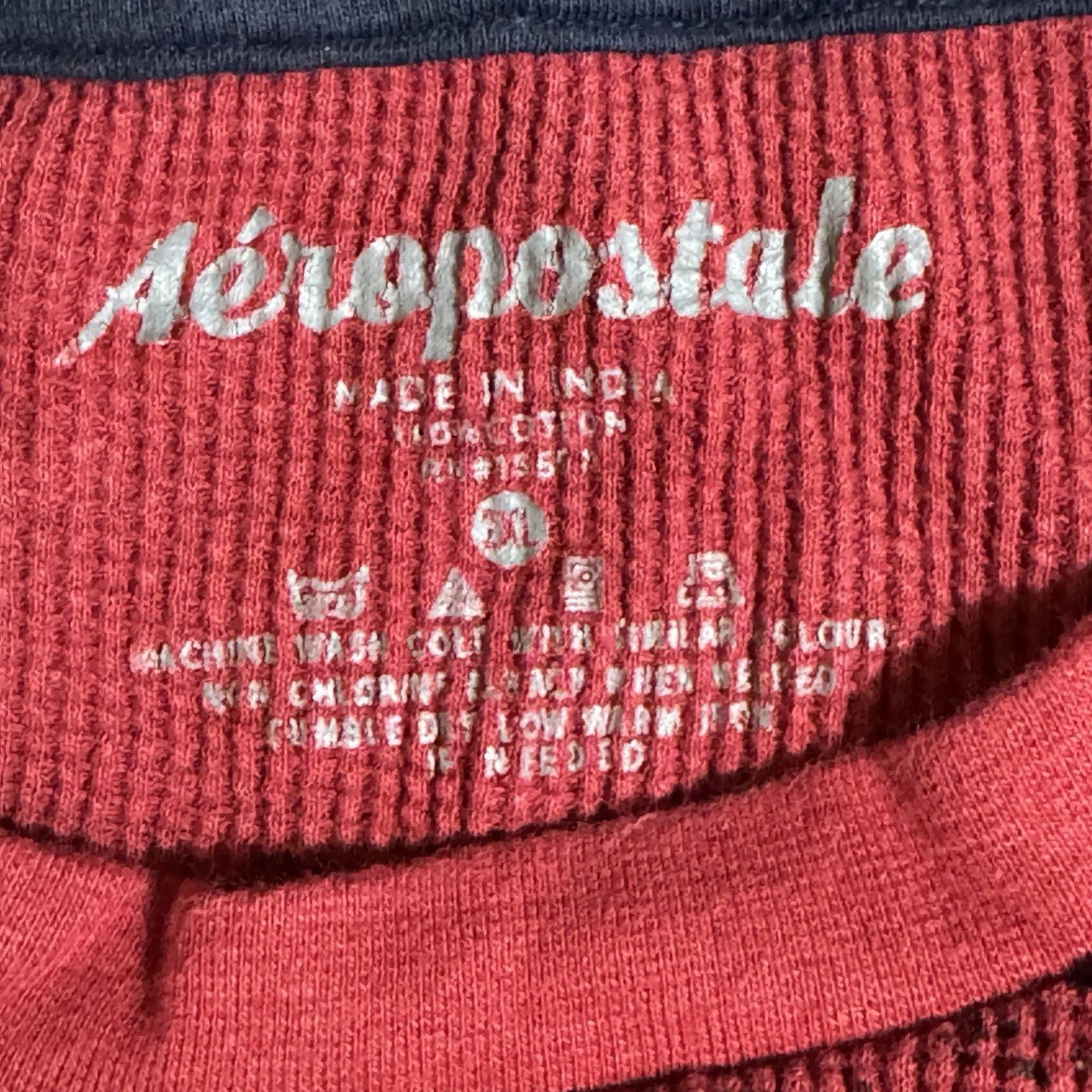 Aeropostale Aeropostale Sweater Mens XL Grunge Distressed Thermal Y2K Size US XL / EU 56 / 4 - 5 Thumbnail