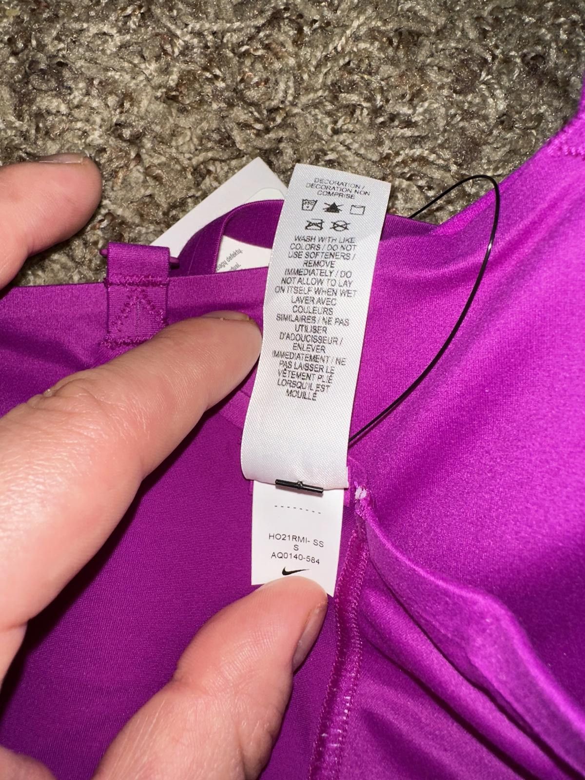 Nike Nike Indy Luxe Light Support Yoga Training Sports Bra Size ONE SIZE - 6 Thumbnail