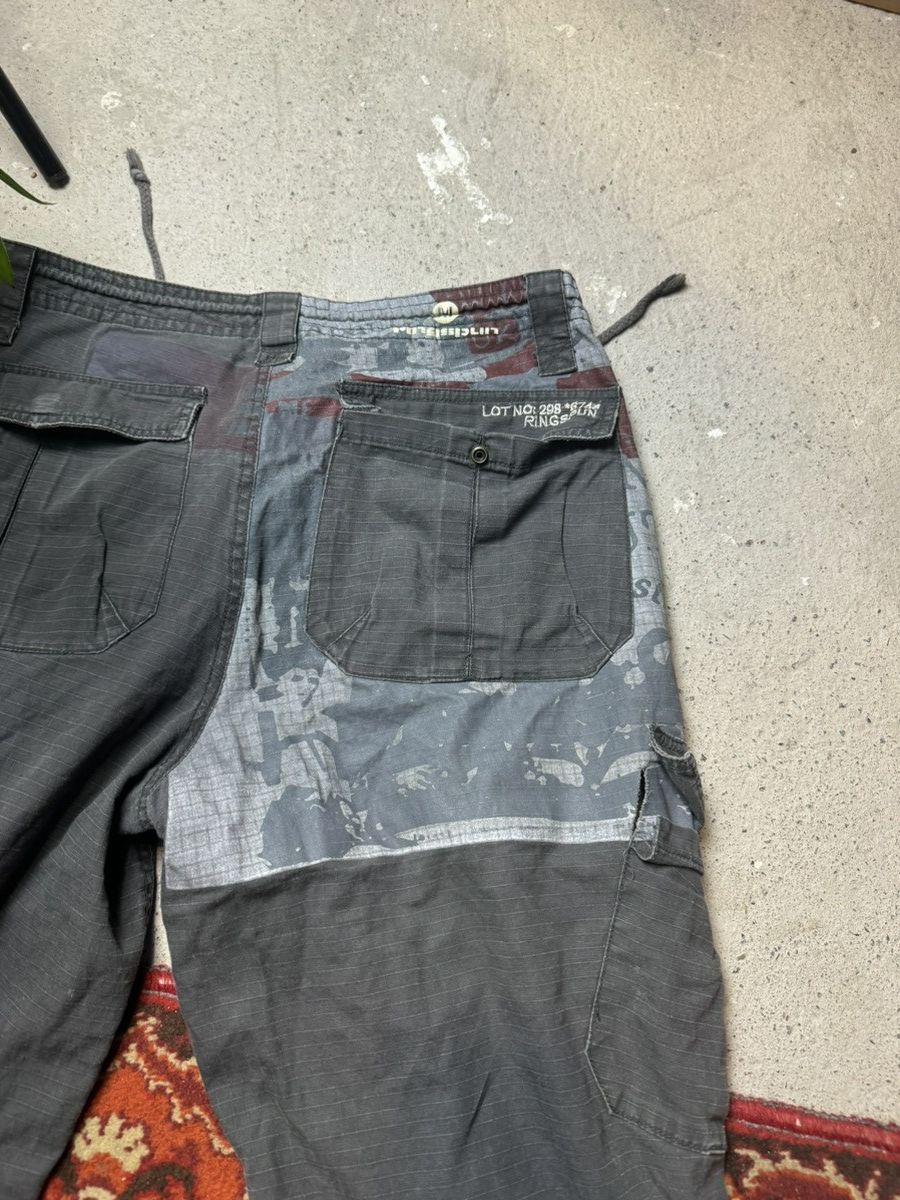 Ringspun × Vintage Vintage Y2K Ringspun Art Avantgarde Cargo Military Shorts Size US 33 - 6 Thumbnail