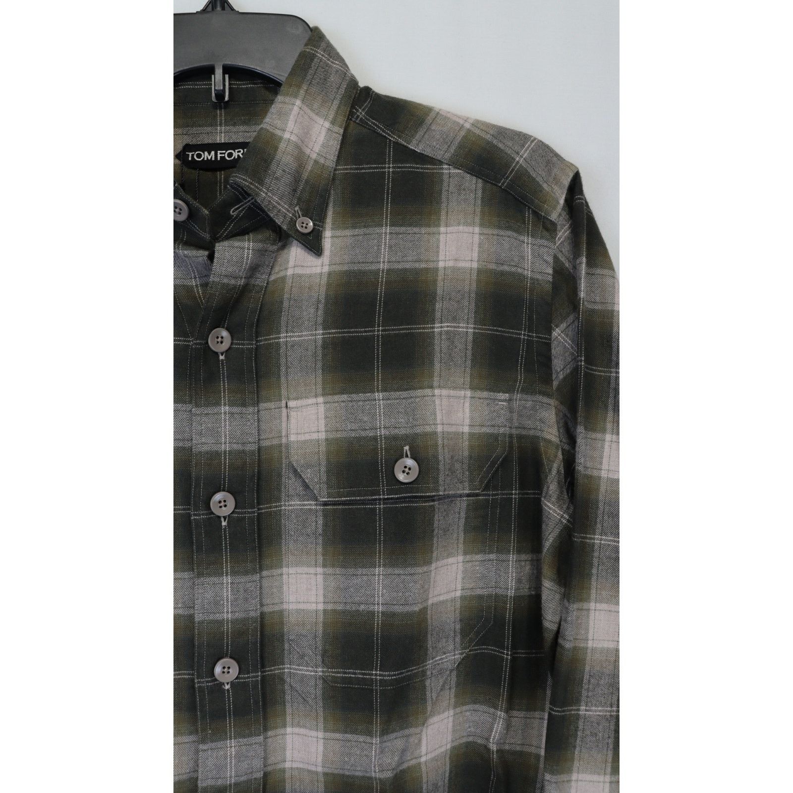 Tom Ford o1rshd1 Checked Button Up Shirt in Multicolor Size US S / EU 44-46 / 1 - 7 Thumbnail