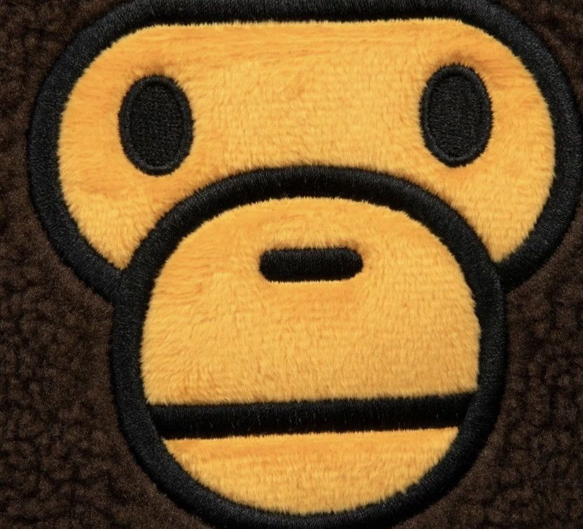 Bape Bape Brown Baby Milo Medium backpack fur Size ONE SIZE - 4 Thumbnail