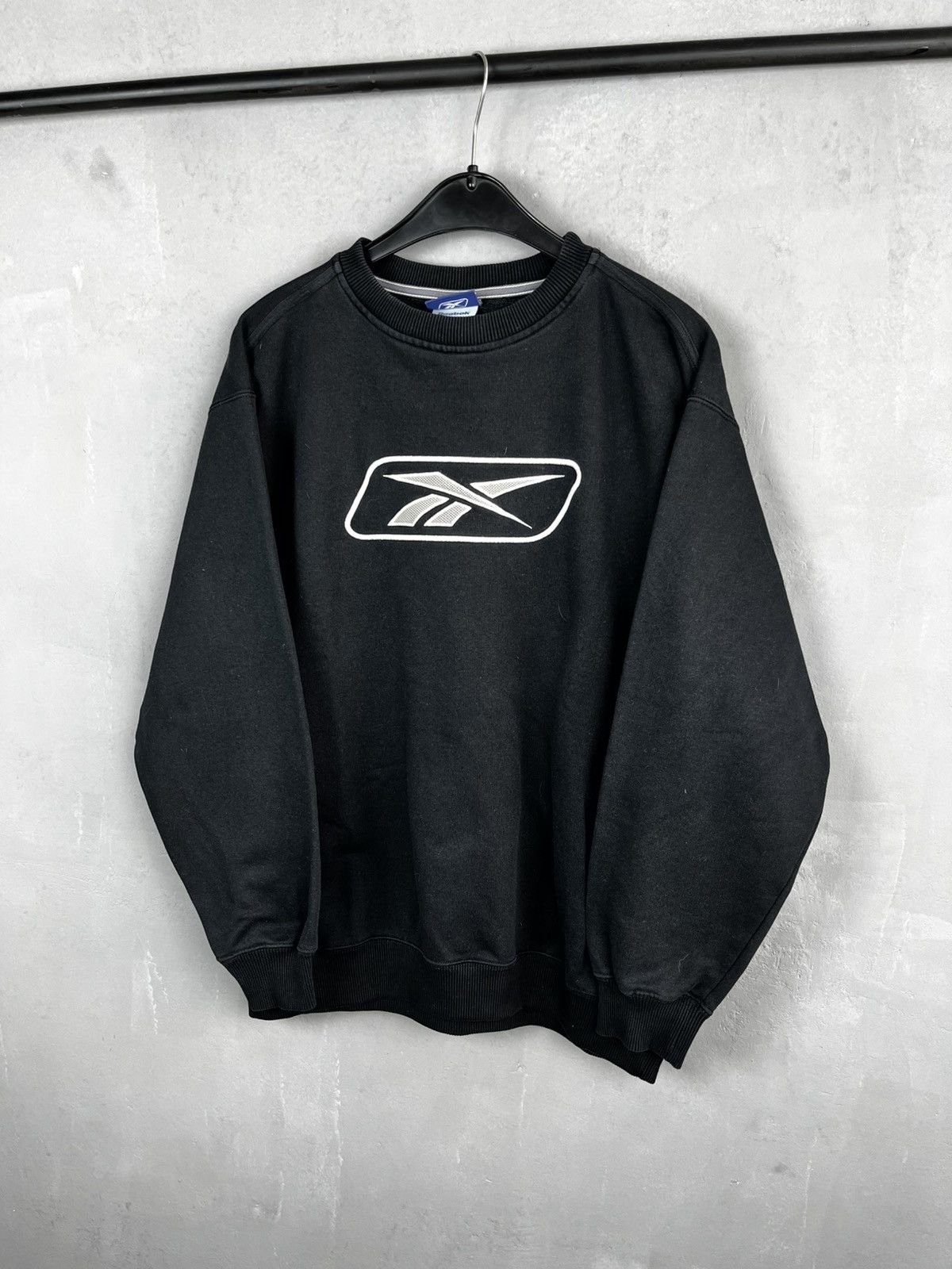 Reebok × Vintage Vintage Reebok Sweatshirt Embroidered Logo Blue Size US M / EU 48-50 / 2 - 1 Thumbnail