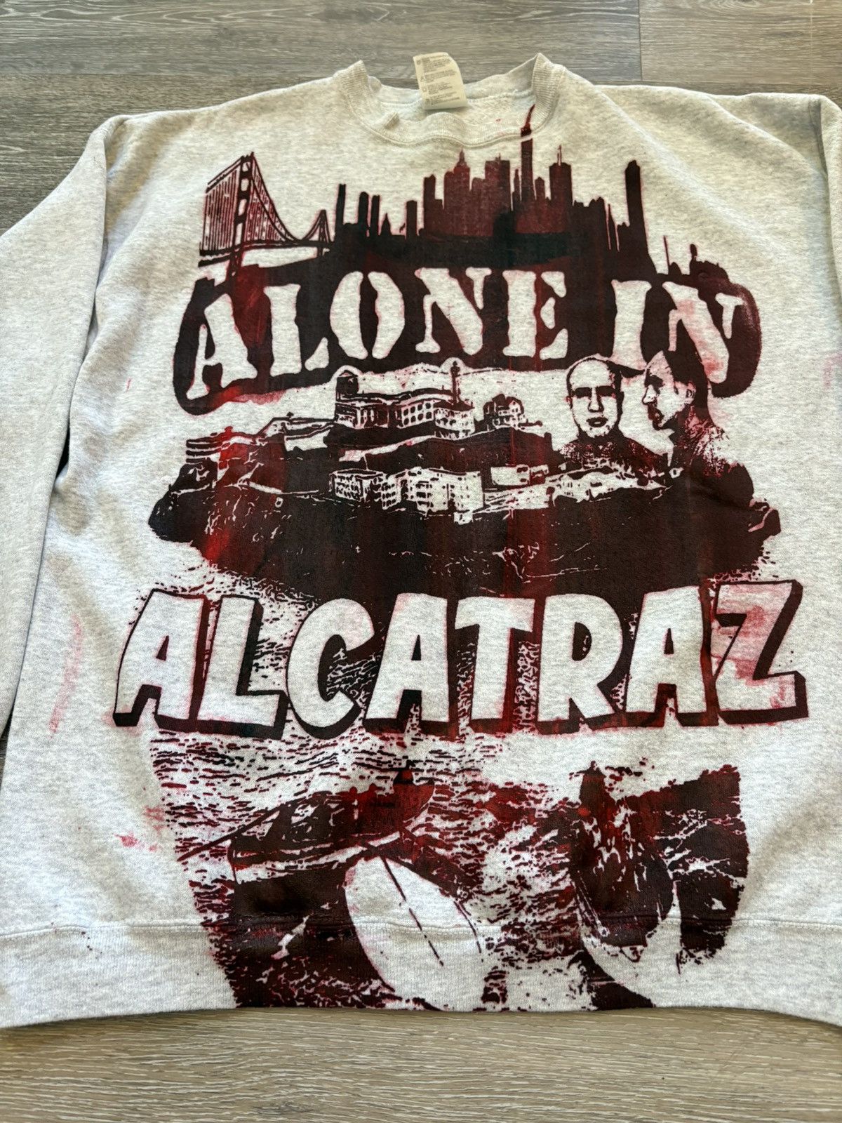 Japanese Brand Alcatraz x Al Capone Mugshot Sweatshirt Size US L / EU 52-54 / 3 - 3 Thumbnail