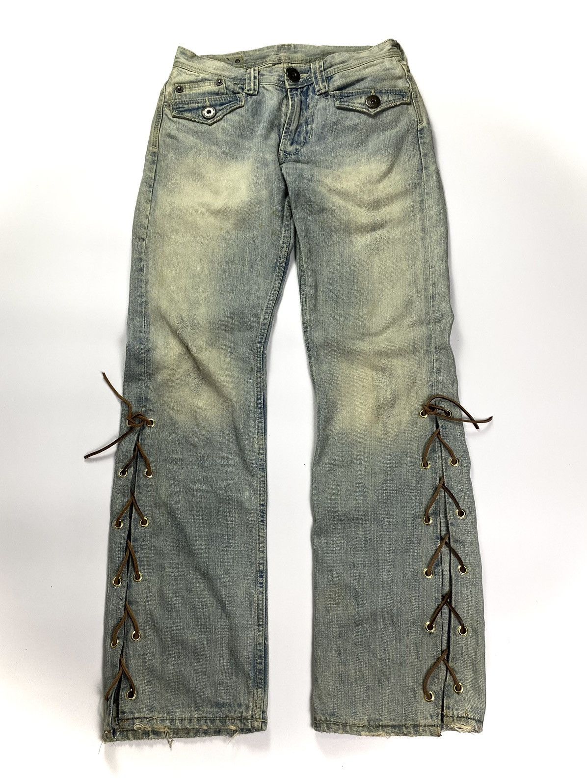 パンツ lace up flared pants ifsixwasnine LGB If Six Was Nine × Japanese Brand × Le Grande Bleu (L.G.B.