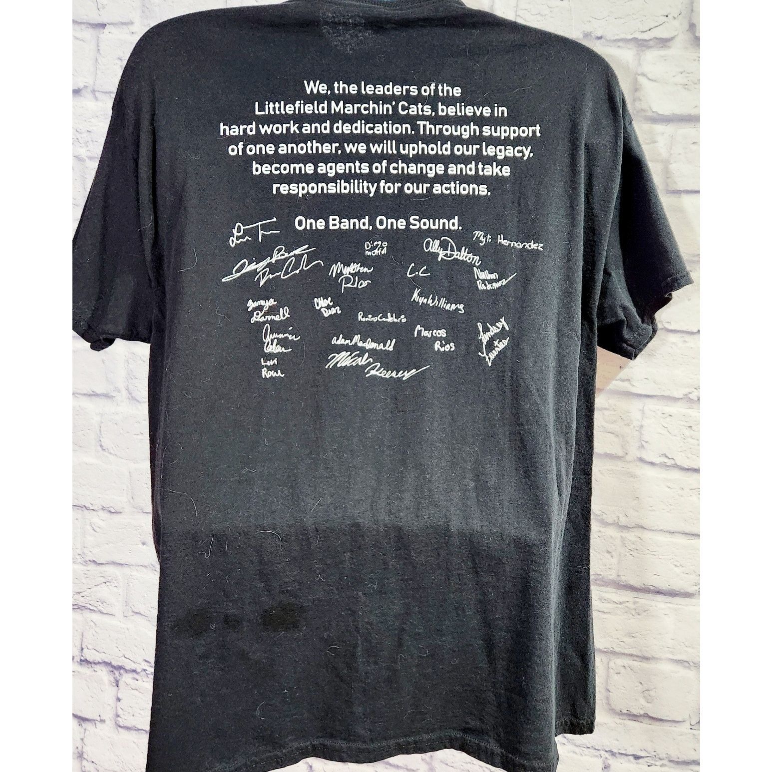 Gildan Gildan Black Northern Lights Littlefield Texas Band Shirt XL Size US XL / EU 56 / 4 - 4 Thumbnail