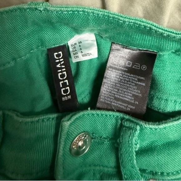 Divided Divided Green Wide Leg Pants Size 28" / US 6 / IT 42 - 3 Thumbnail