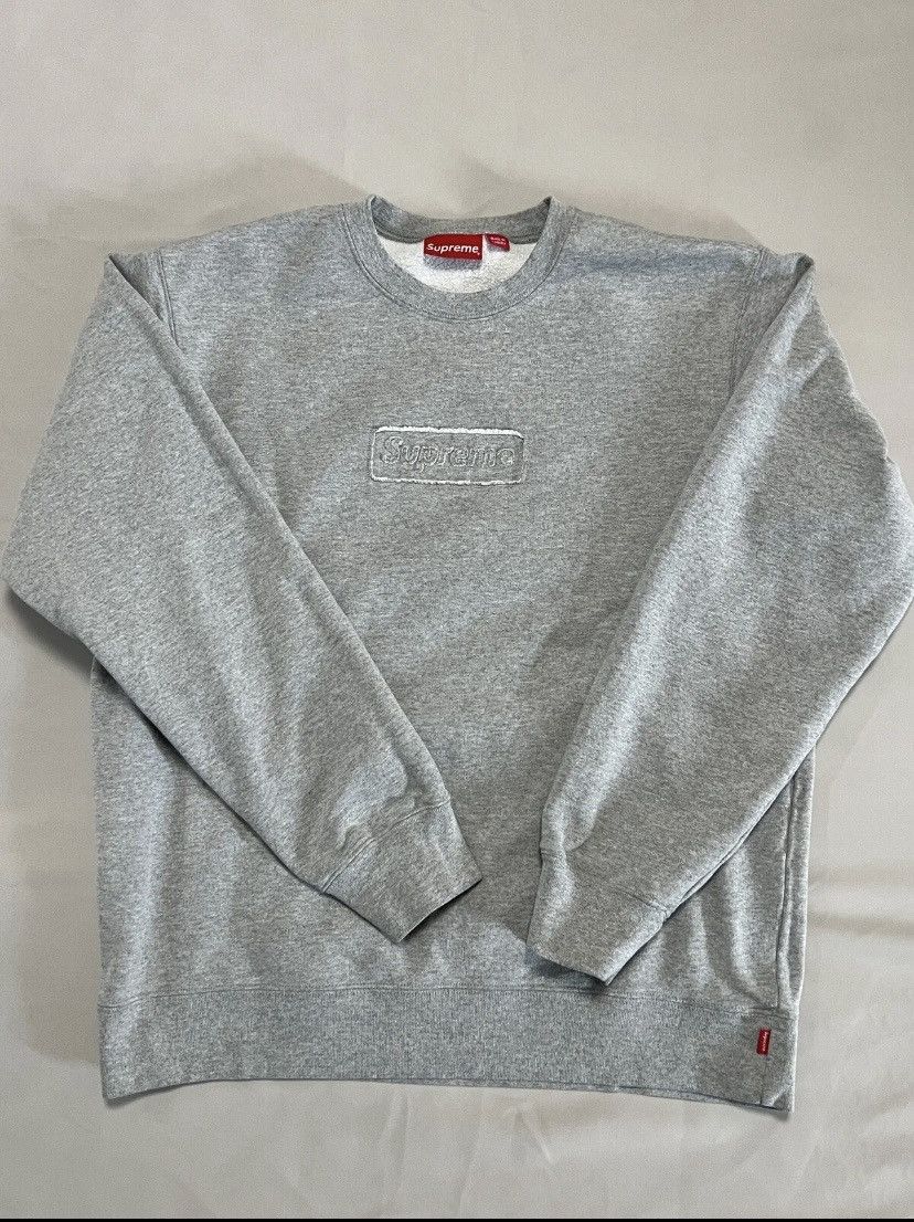 Supreme Supreme cutout box logo crewneck Grailed