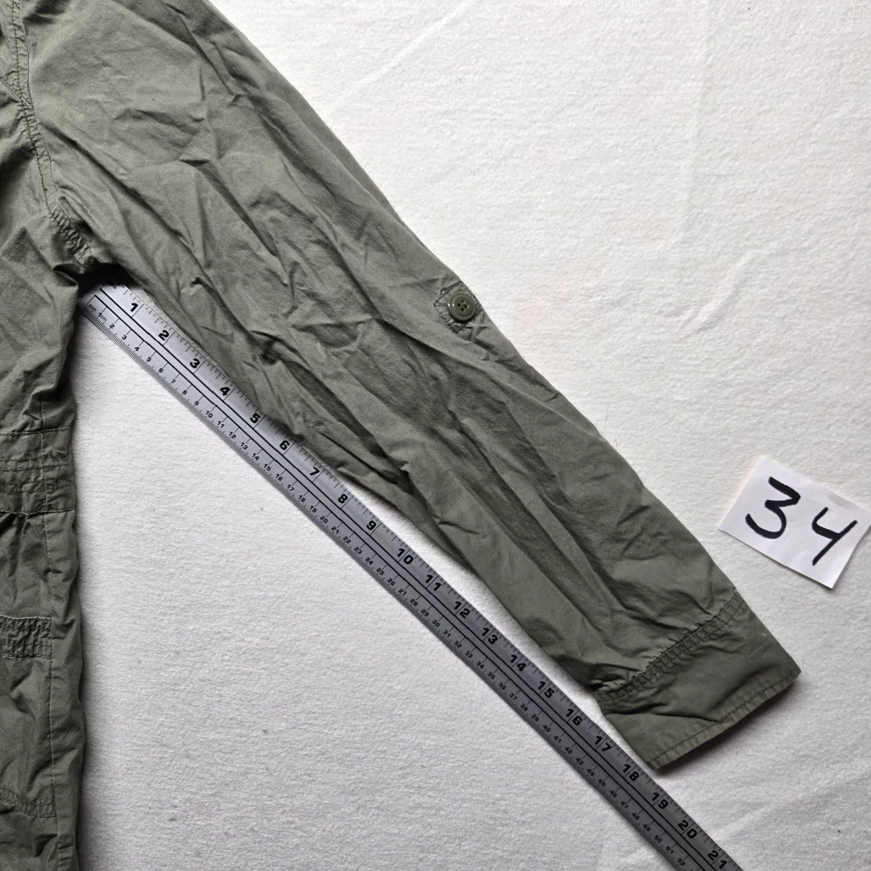 Decree VINTAGE Decree Jacket Shirt Women XL Gray Long Sleeve Zip Up Utility Coat Size XL / US 12-14 / IT 48-50 - 7 Thumbnail