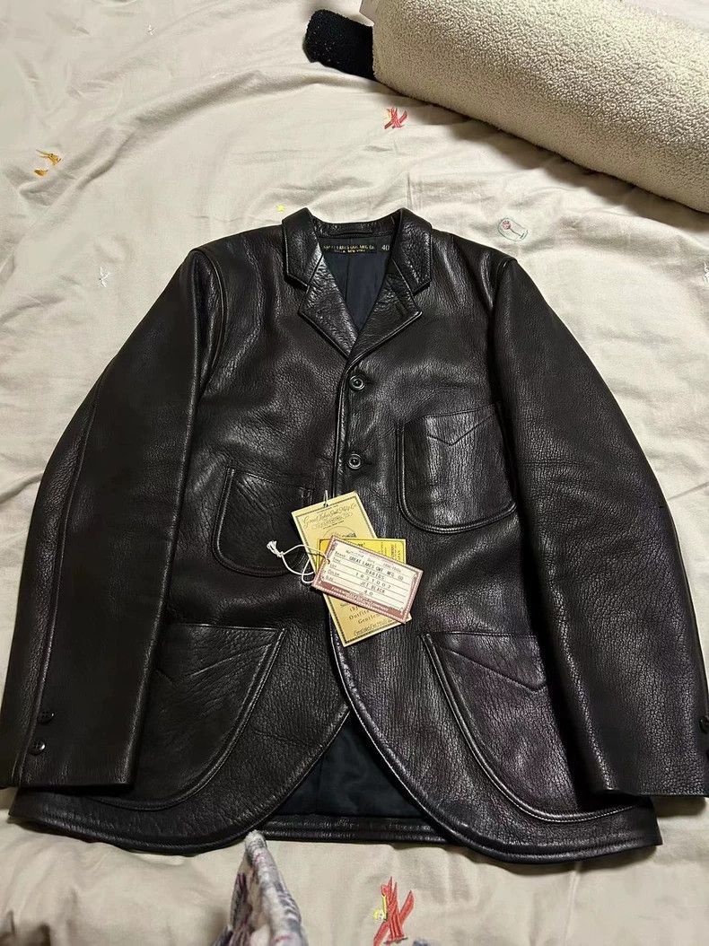 Freewheelers Freewheelers Freewheelers Darius black deerskin leather coa Size US L / EU 52-54 / 3 - 1 Thumbnail