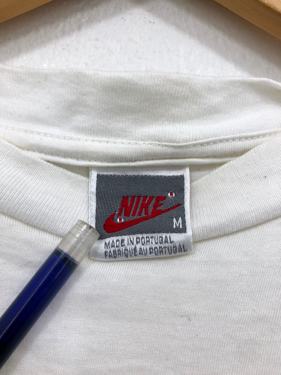Nike × Vintage Vintage 90's NIKE Big Graphic shirt wts01 Size US M / EU 48-50 / 2 - 10 Thumbnail