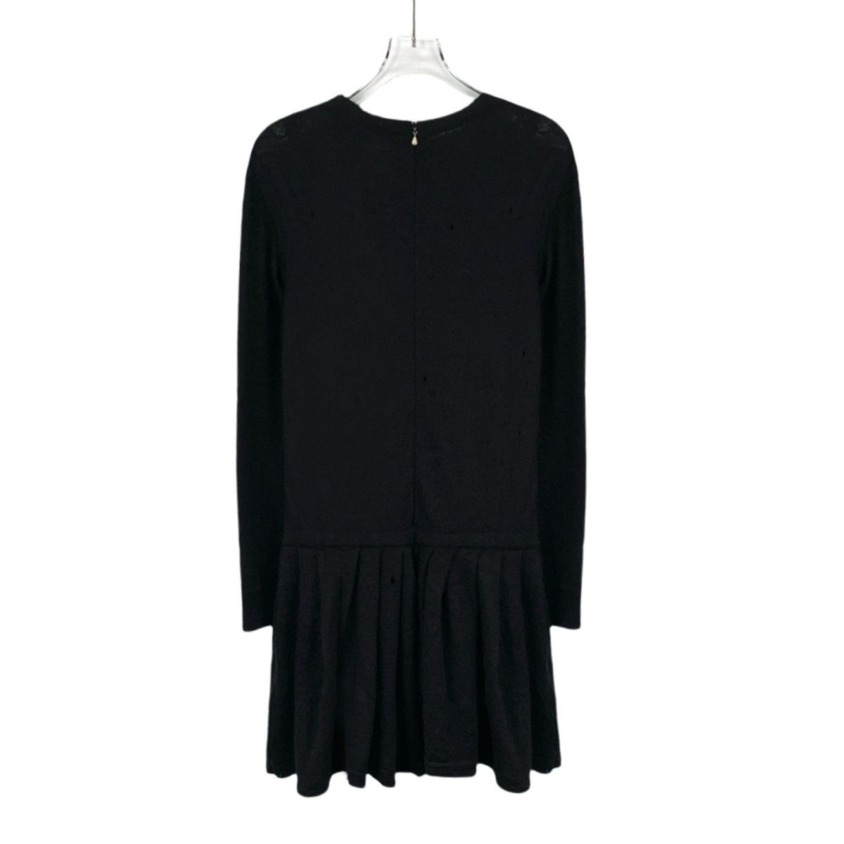 Chanel Chanel Black Beaded Mohair Round Neck Wrecking Style Dress Size XS / US 0-2 / IT 36-38 - 2 Thumbnail