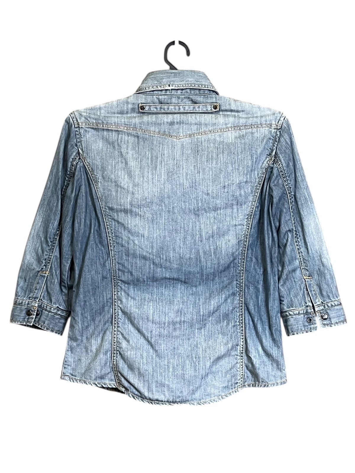 Tornado Mart sick🔥TORNADO MART JAPAN 3quarter hand trucker denim jacket Size US M / EU 48-50 / 2 - 3 Thumbnail
