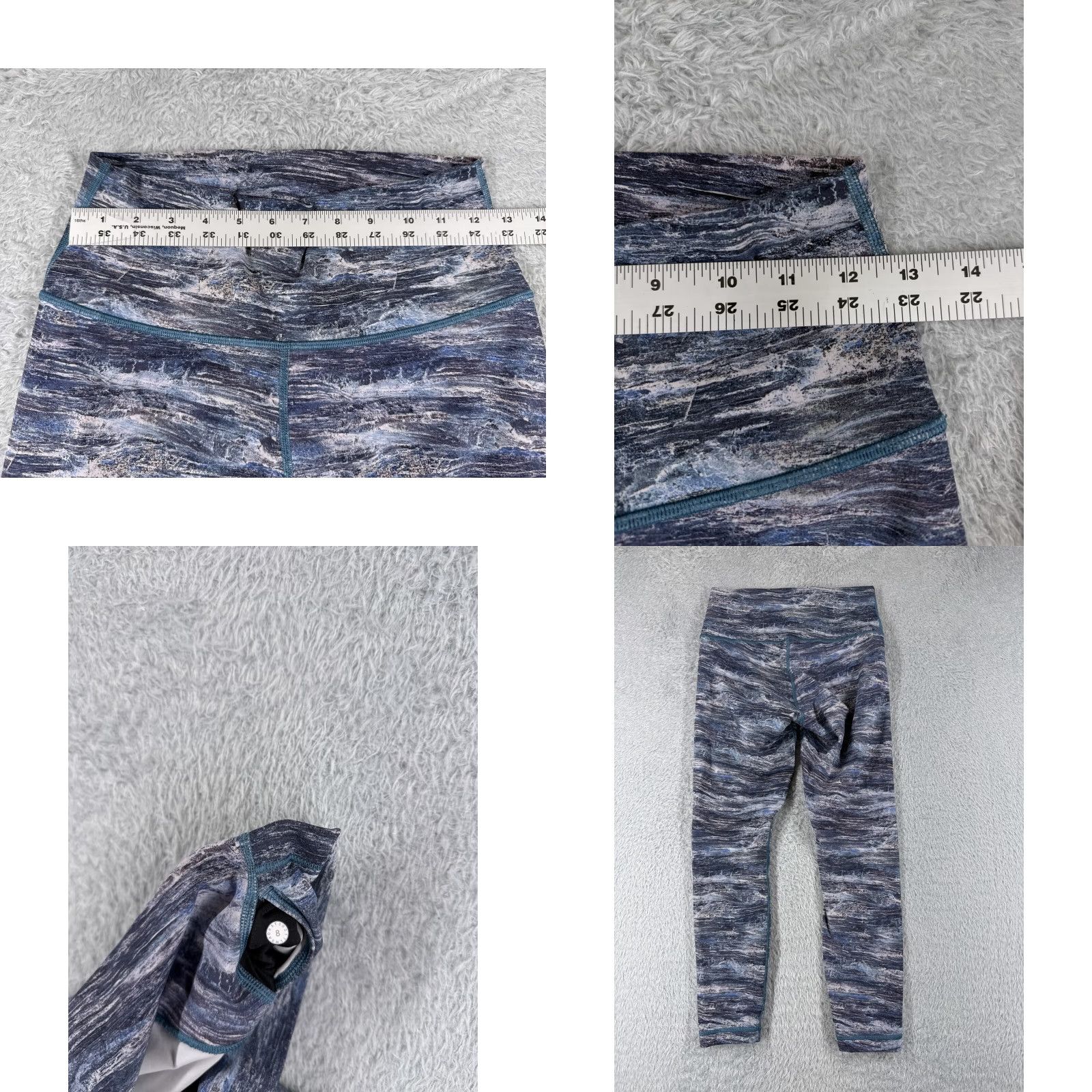Lululemon Lululemon Pants Womens 8 Blue Ready To Rulu Pant 29" High Rise Run Gym Casual Size 30" / US 8 / IT 44 - 8 Thumbnail