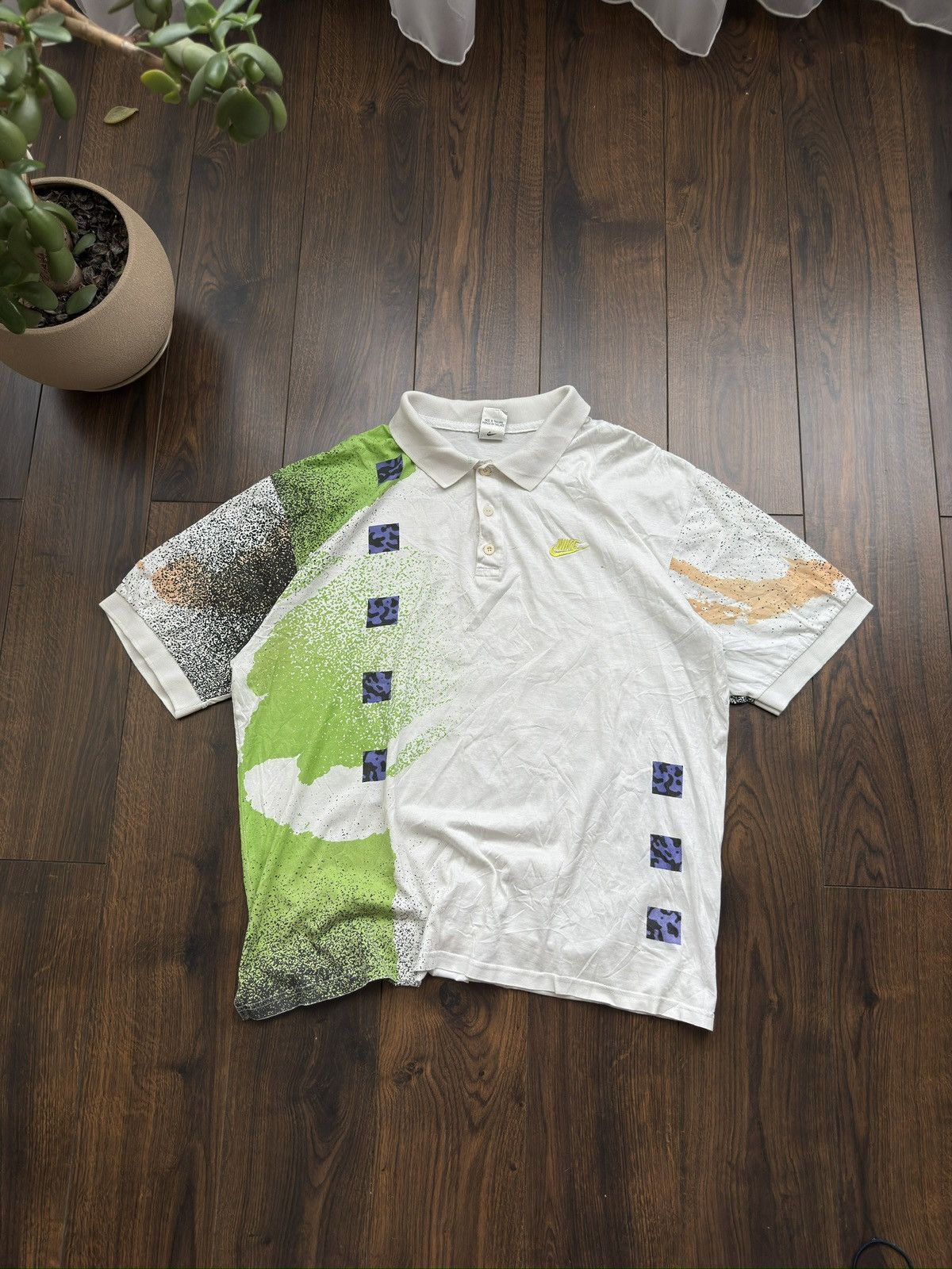 Nike Vintage Nike Challenge Court Polo Shirt Andre Agassi Size US XL / EU 56 / 4 - 2 Thumbnail