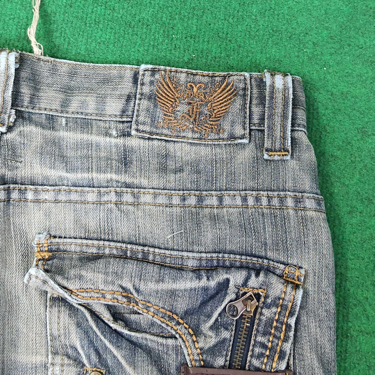 FUSAI Vintage FUSAI Focus USA Y2K Jeans C258N25 Size US 33 - 3 Thumbnail