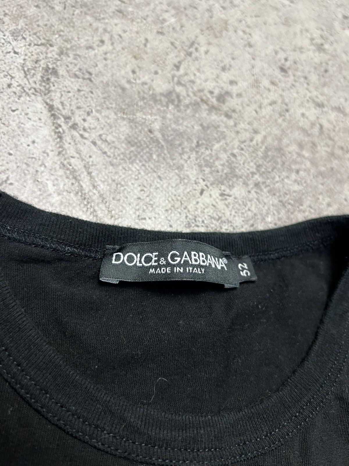 Dolce & Gabbana Vintage Y2K 90’s Dolce & Gabanna Basic Logo Tee Size US M / EU 48-50 / 2 - 6 Thumbnail