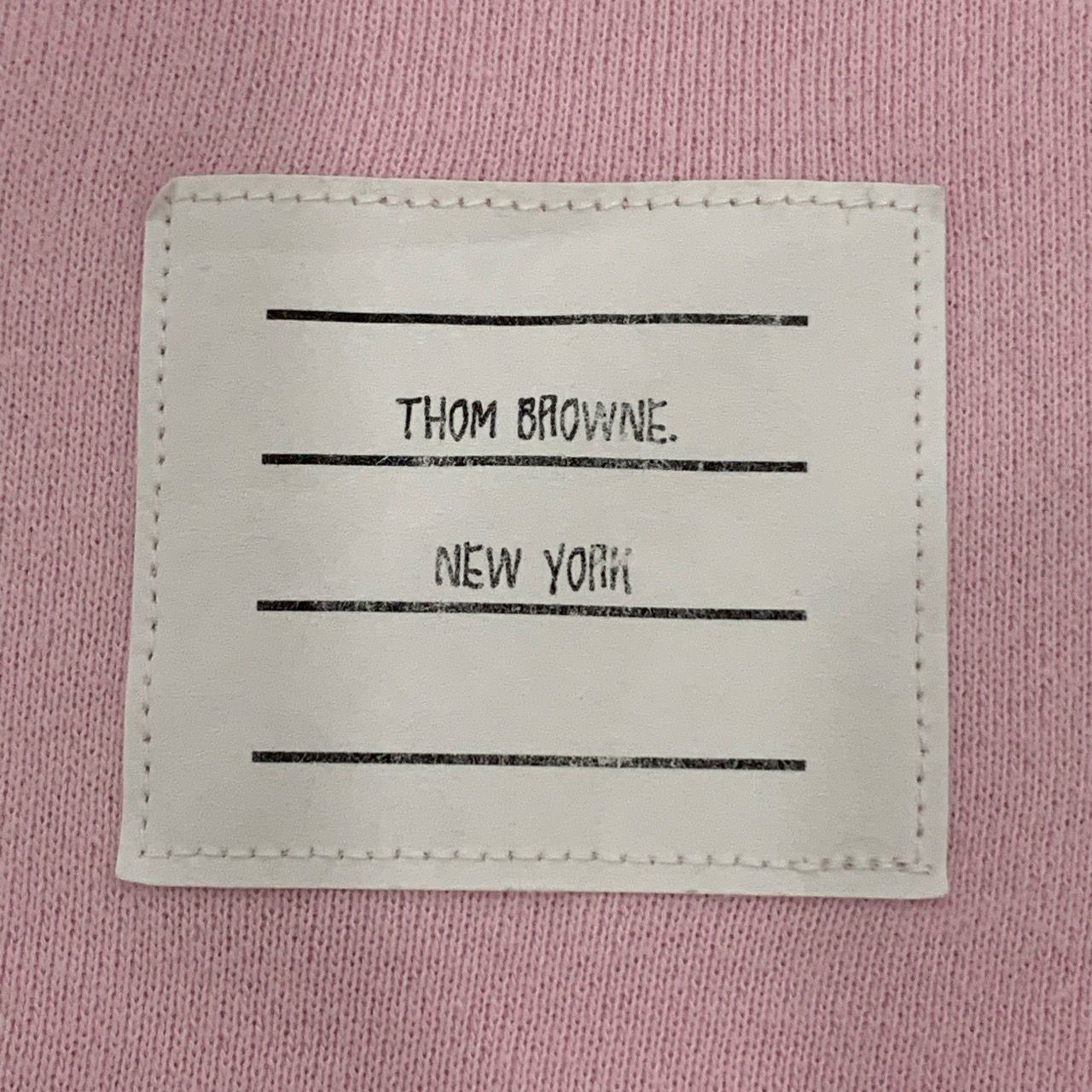 Thom Browne Thom Browne Womens Pink Cotton Pullover Sweatshirt With Four Size 36" / US 14 / IT 50 - 5 Thumbnail