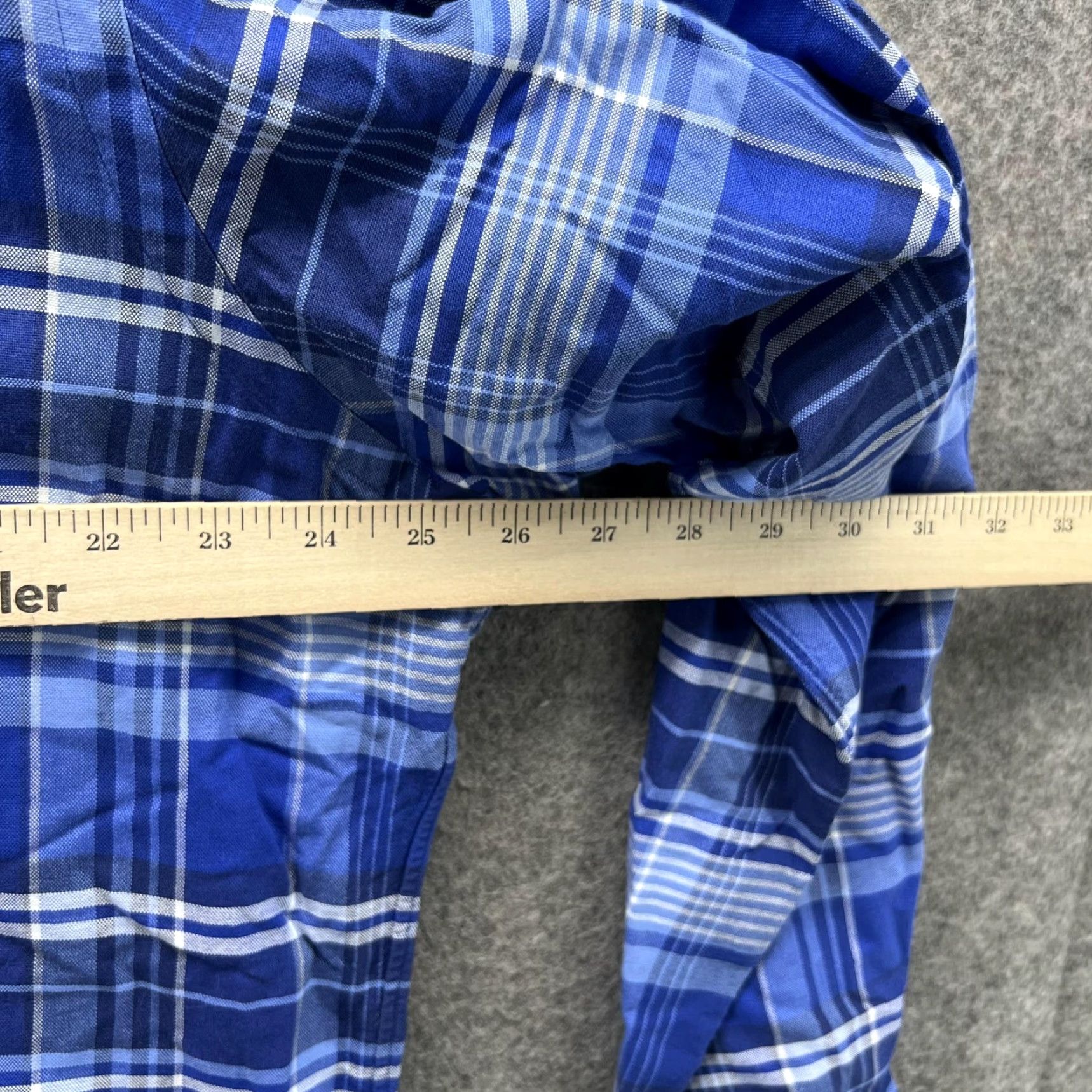 Ralph Lauren VINTAGE Ralph Lauren Shirt Men XL Blue Plaid Button-Down Casual Preppy Pony vtg Size US XL / EU 56 / 4 - 5 Thumbnail