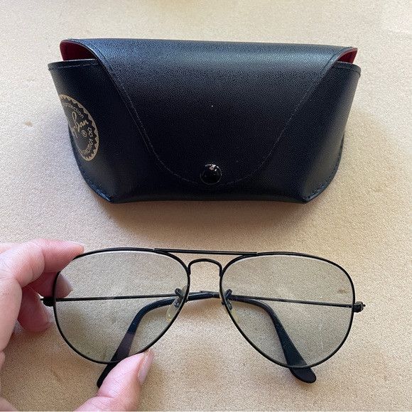 RayBan Vintage B&L Ray Ban Large Aviator Sunglasses - USA 🇺🇸 Size ONE SIZE - 1 Thumbnail
