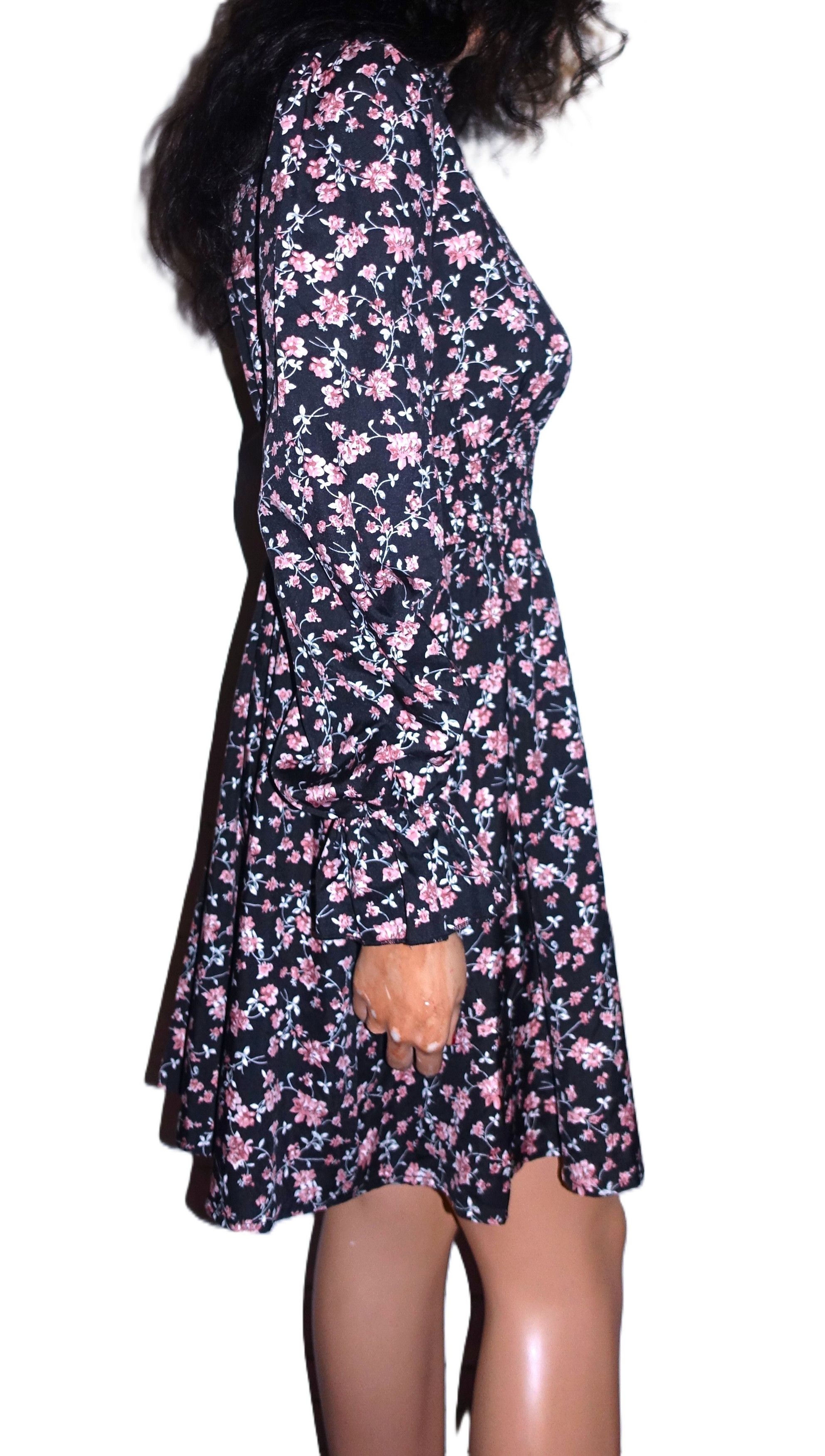 Other Cupshe Black Floral Boho Dress S NWT Size S / US 4 / IT 40 - 7 Thumbnail