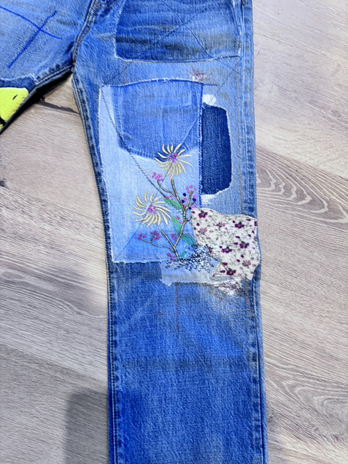 Kapital KAPITAL OKABILLY PATCHWORK DENIM Size US 34 / EU 50 - 5 Thumbnail