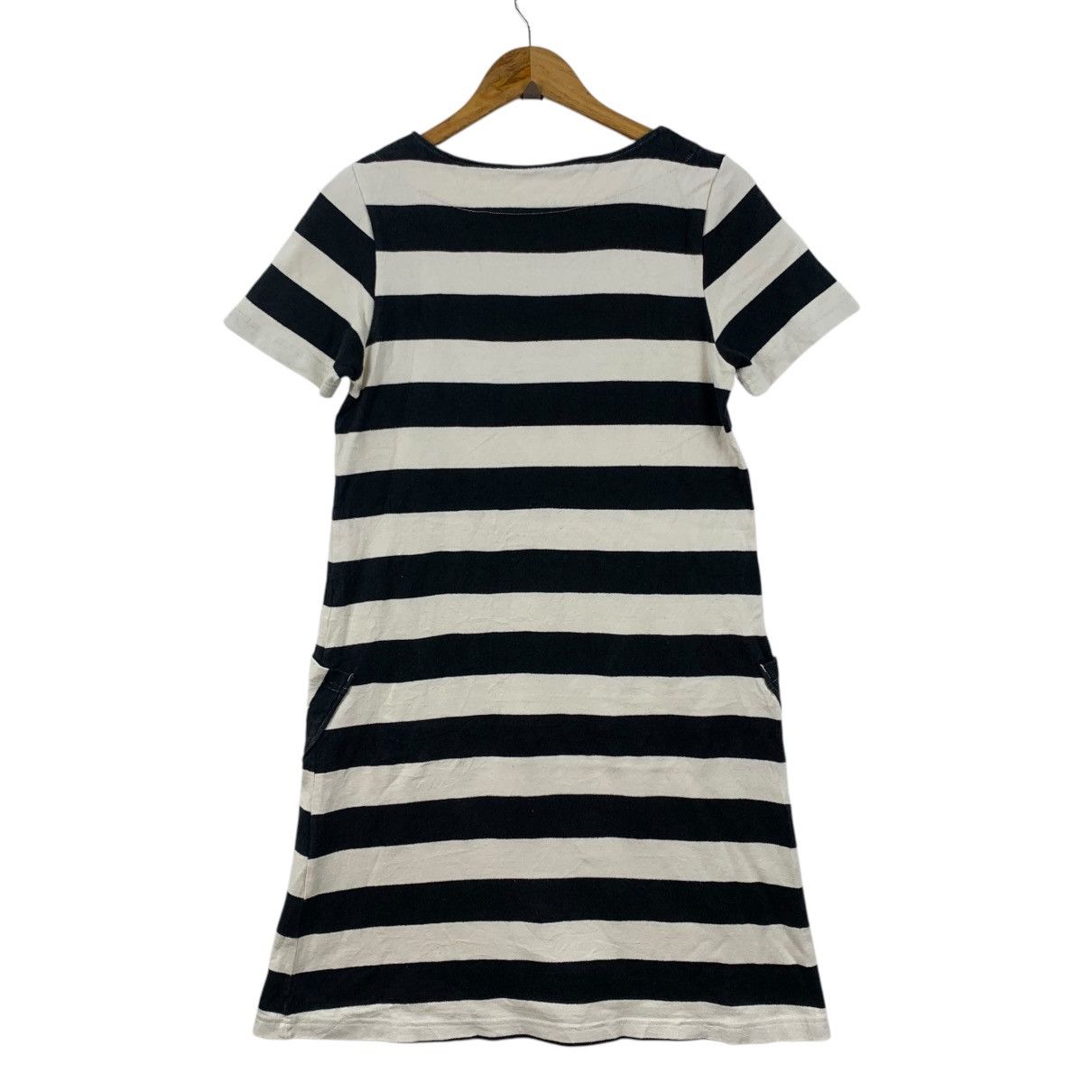 Japanese Brand DANA FANEUIL Japanese Brand Stripes Pocket Dress Size M / US 6-8 / IT 42-44 - 2 Thumbnail