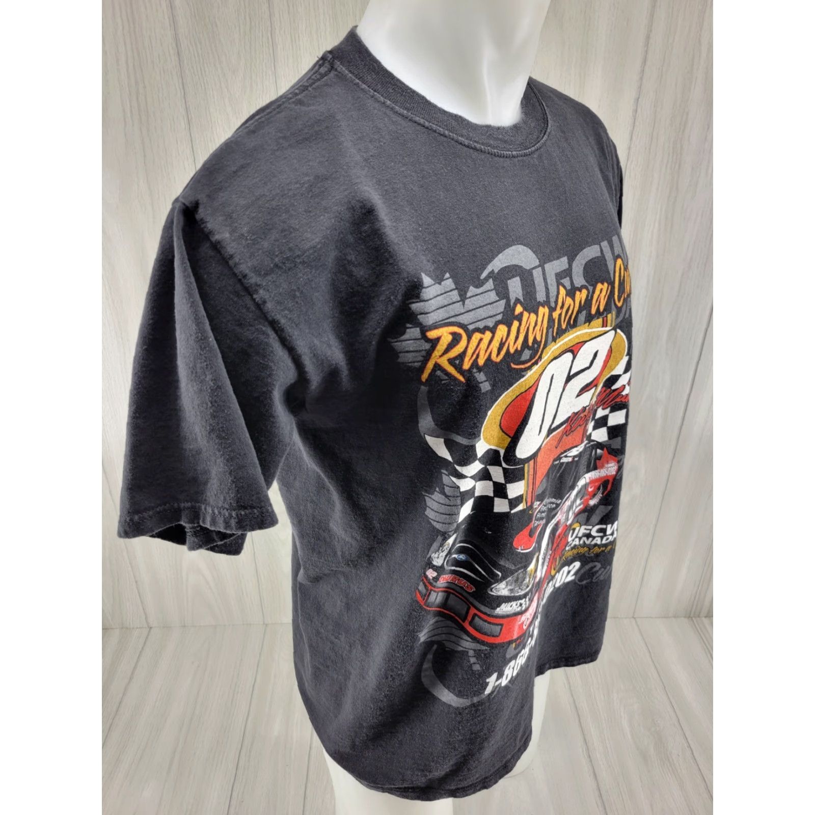 Gildan Kenny Micks Nascar 02 Men's Shirt Size Large L Black Graphic Print T-Shirt Short Sleeve Gildan Nascar 02 Boys Mens Size US L / EU 52-54 / 3 - 6 Thumbnail