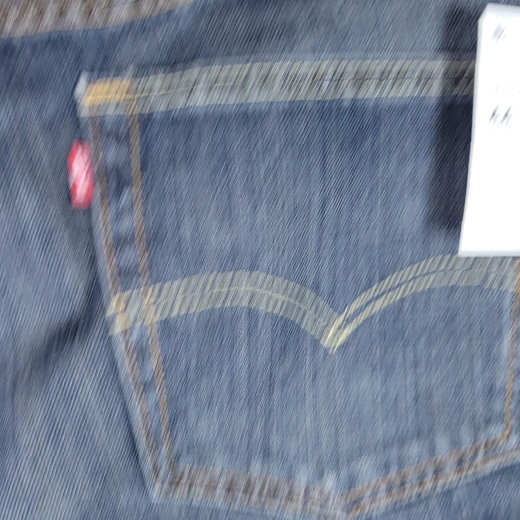 Levi's Levis 559 Jeans Mens Size 44x32 Dark Wash Denim Relaxed Straight Fit with Tags Size US 44 / EU 60 - 7 Thumbnail
