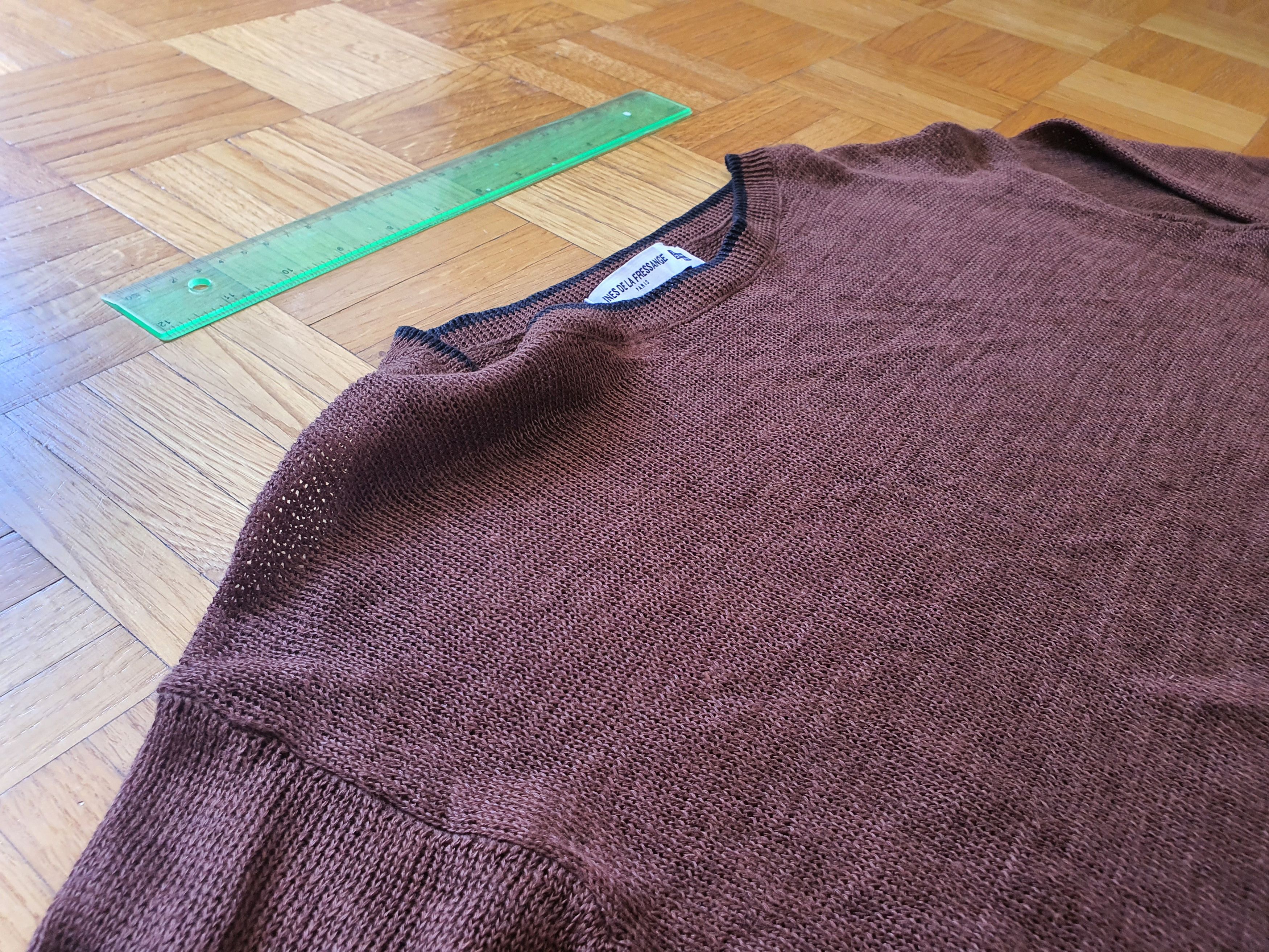 Japanese Brand × Uniqlo INES DE LA FRESSANGE - Women's Knit Top, 3/4 sleeve Size M / US 6-8 / IT 42-44 - 7 Thumbnail